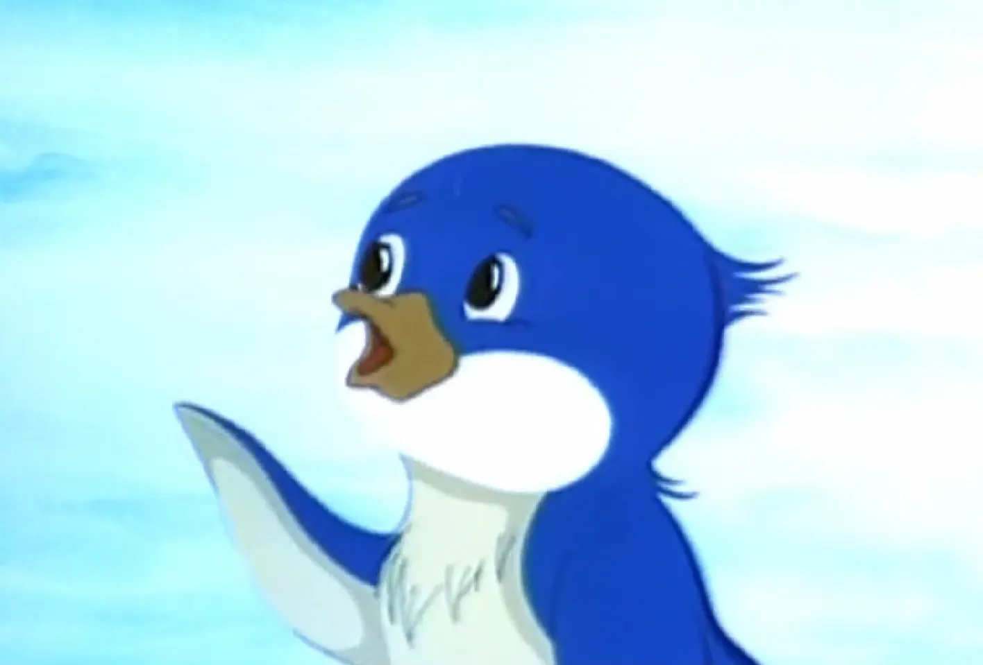 Кадр из мультфильма «Приключения пингвинёнка Лоло»