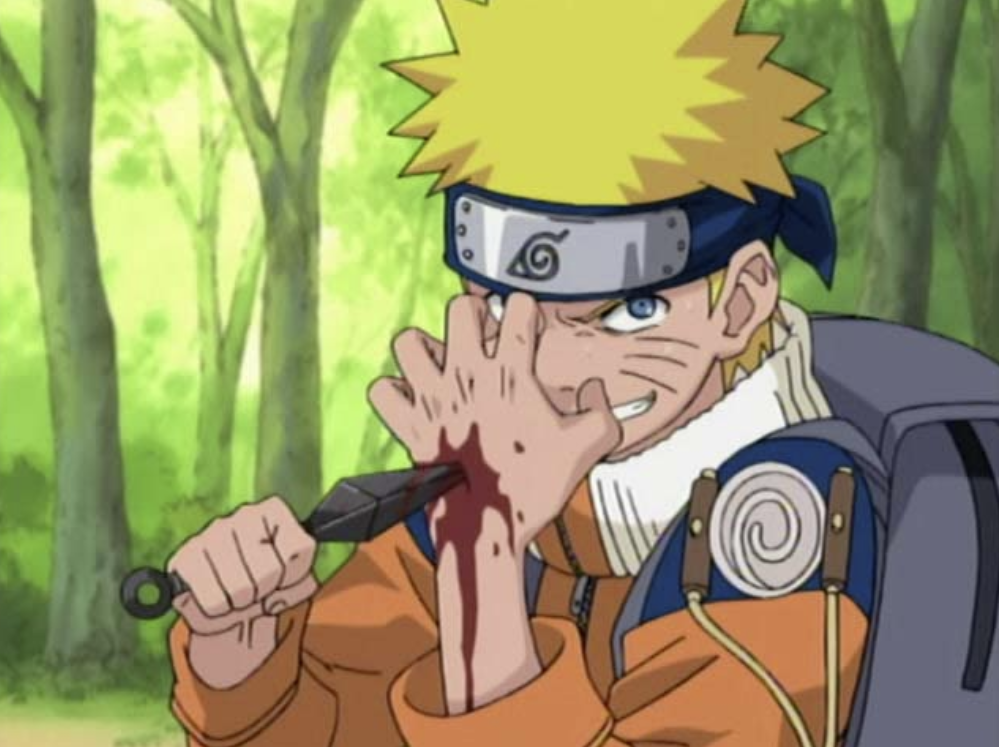 Кадр из аниме «Наруто»