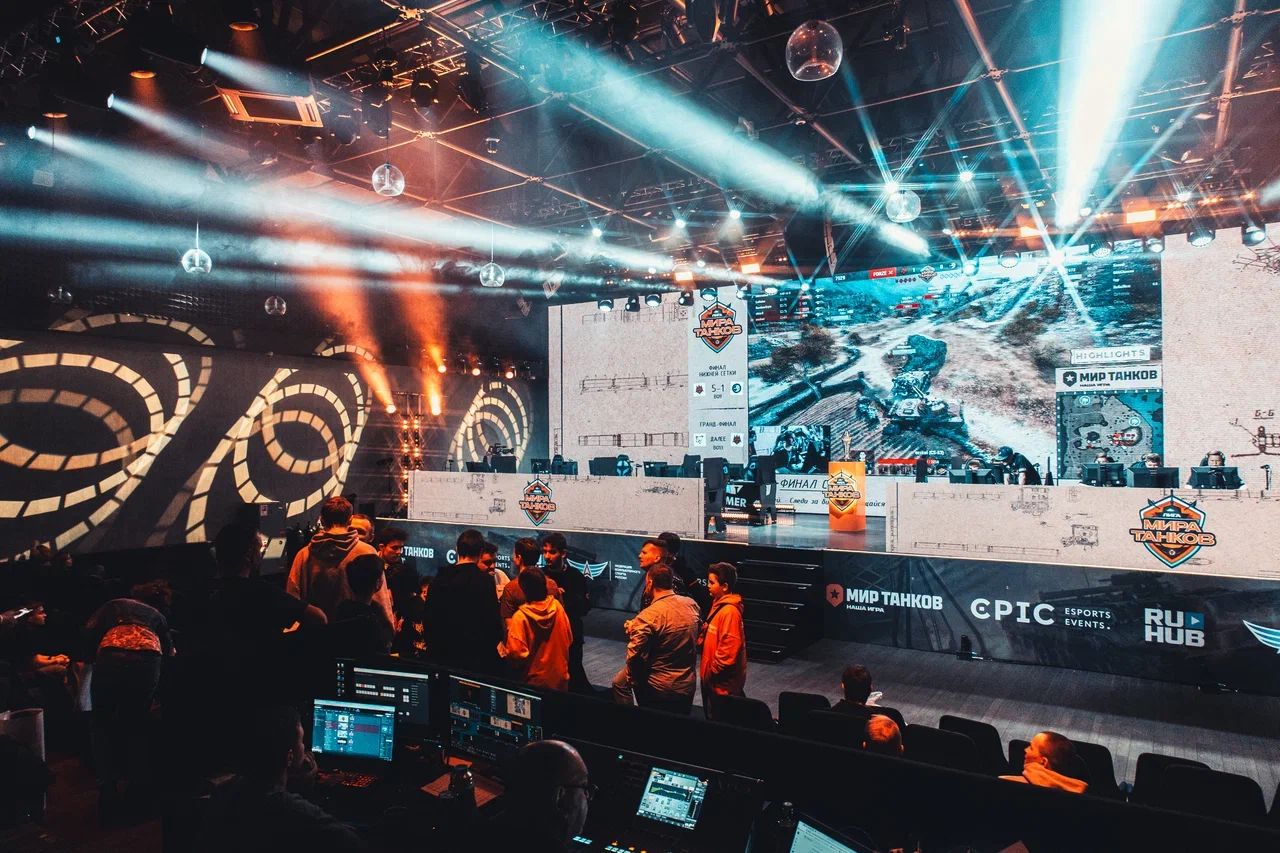 Сцена первого сплита Лиги «Мира Танков»