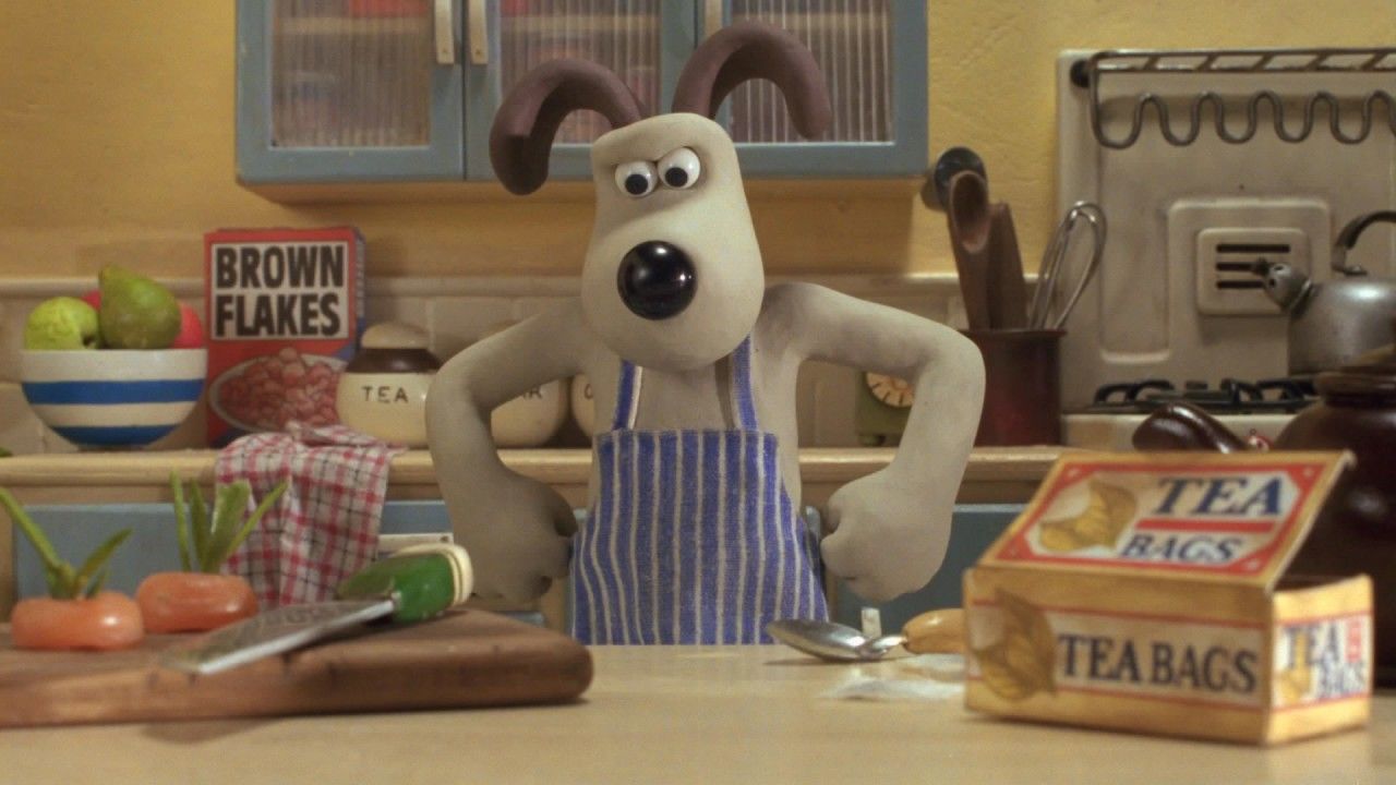 Кадр из мультфильма «Уоллес и Громит»