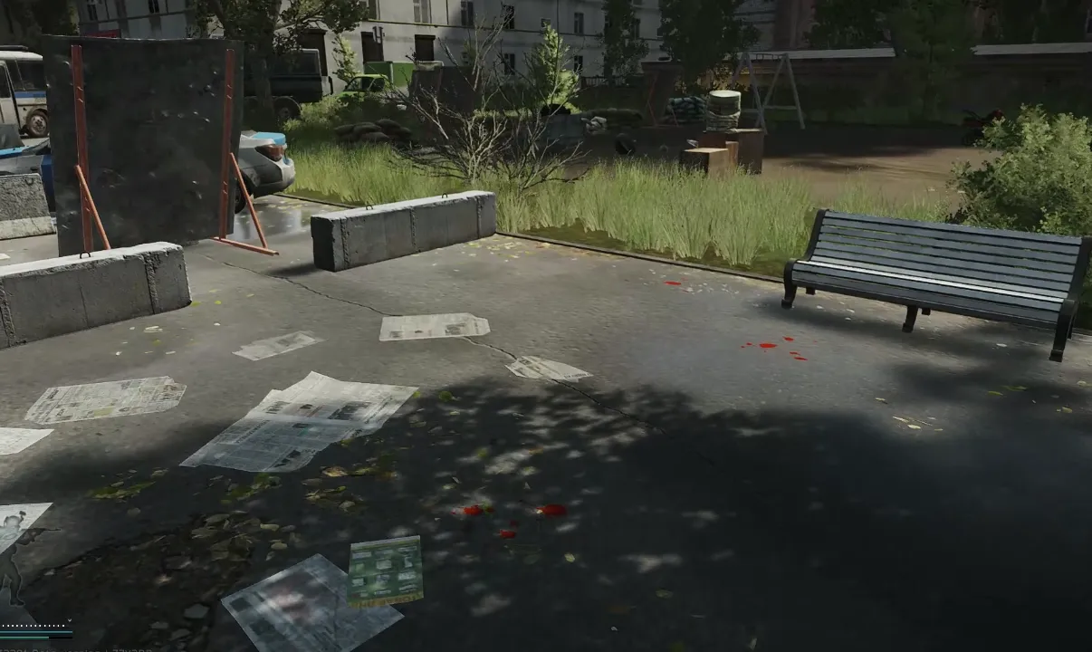 Проведем небольшое детективное расследование. Что за таинственная кровь? Скриншот из Escape from Tarkov