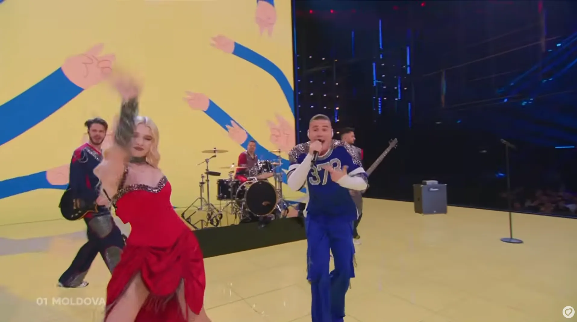 Евровидения-2026 — выступление Молодовы. Источник: YouTube-канал Eurovision Song Contest