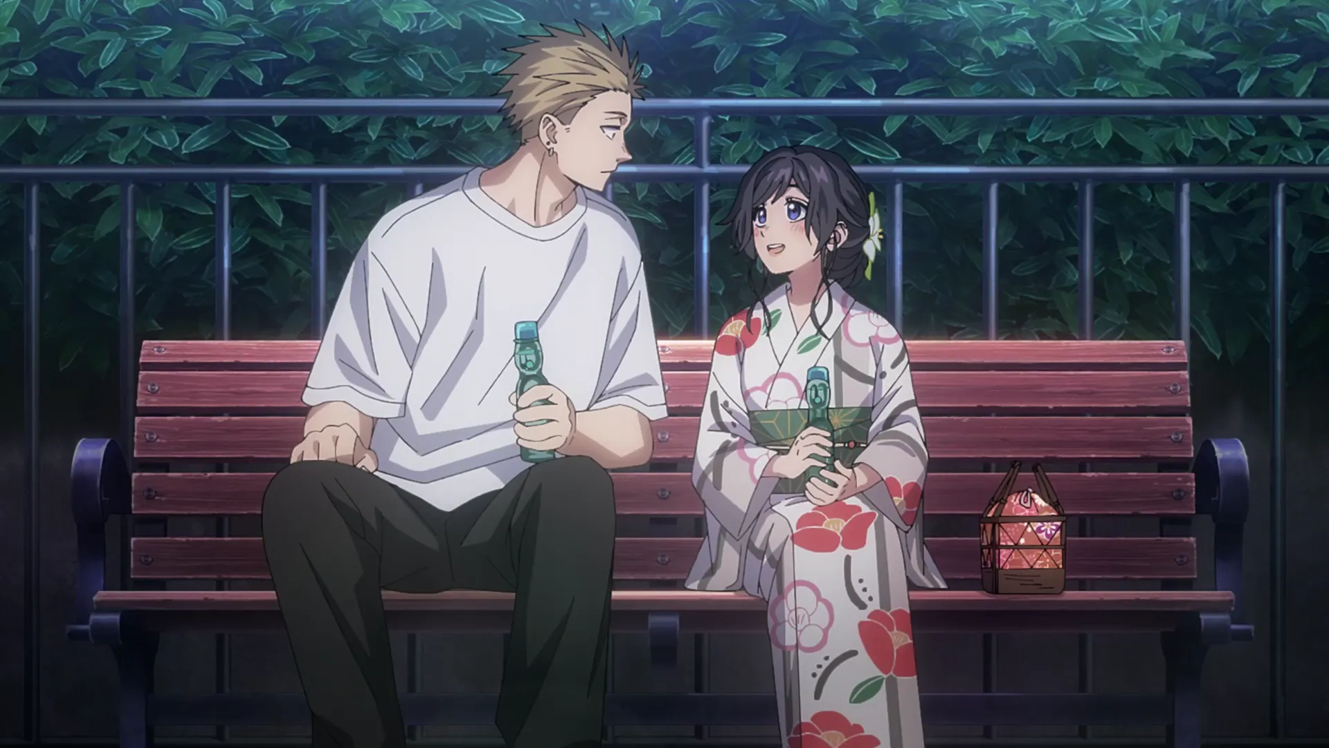 Кадр из аниме «Благоухающий цветок расцветает с достоинством»