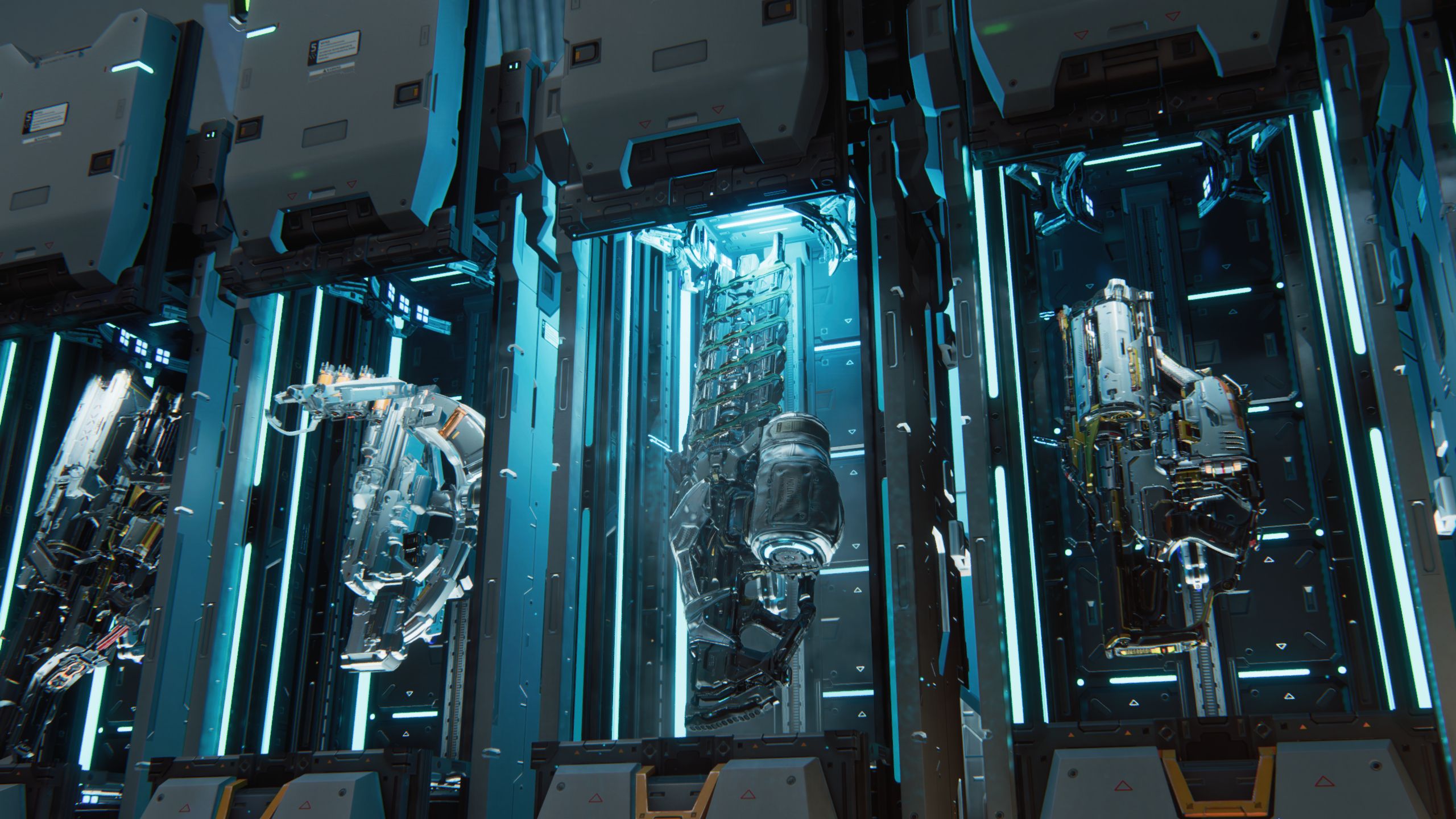 Лишь часть арсенала. Скриншот из Pragmata