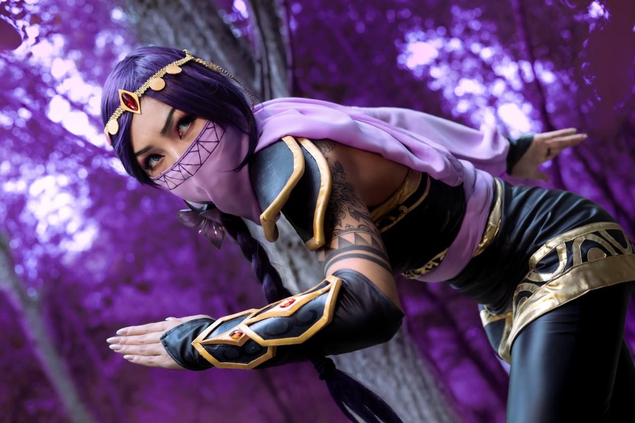 Косплей на Templar Assassin от Айгеры Дунамис. Источник фото:  t.me/dunamis_aigera