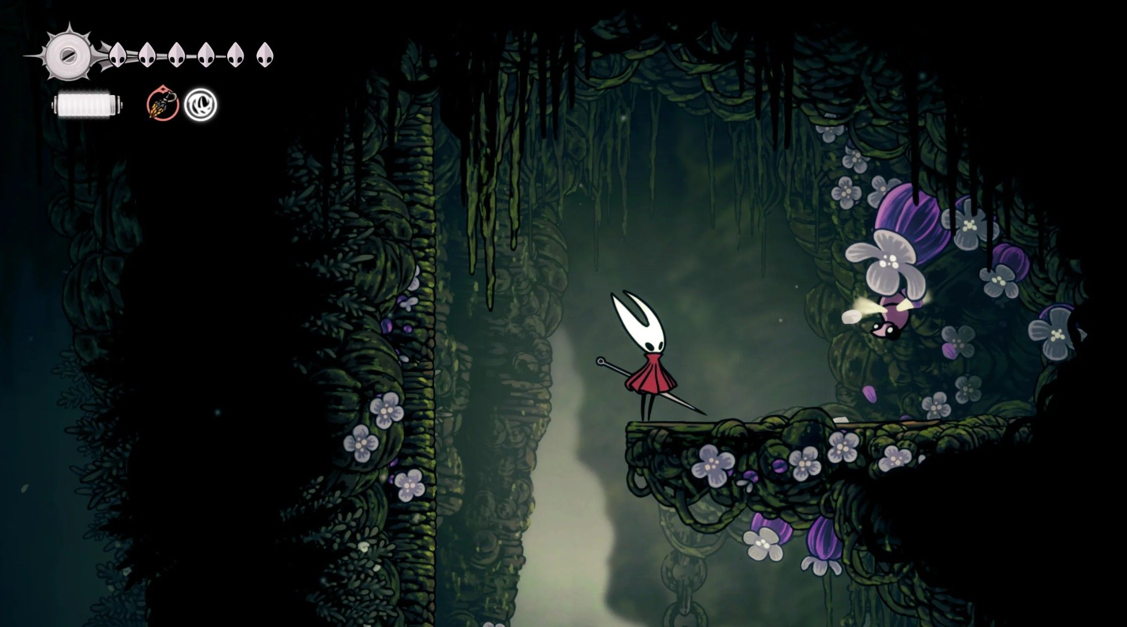 Скриншот из игры Hollow Knight: Silksong