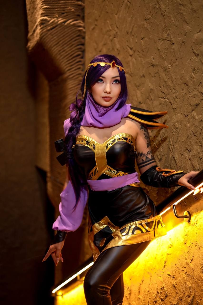 Косплей на Templar Assassin от Айгеры Дунамис. Источник фото:  t.me/dunamis_aigera