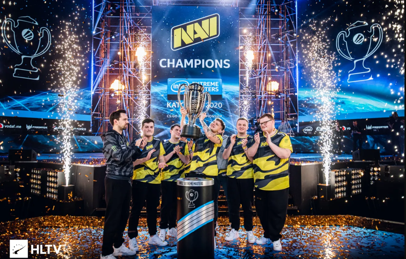 NAVI поднимают кубок IEM Katowice 2020