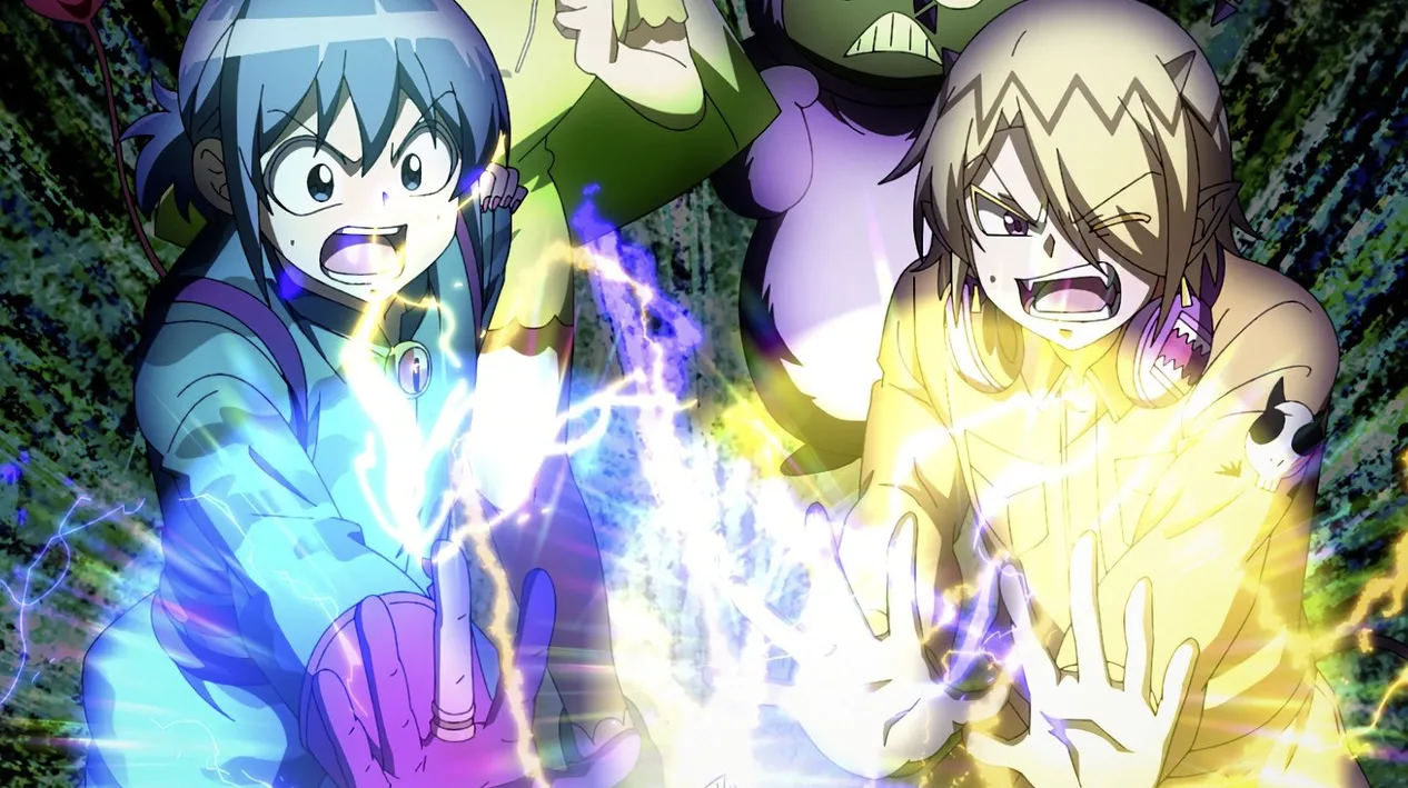 Кадр из аниме «Добро пожаловать в ад, Ирума!»