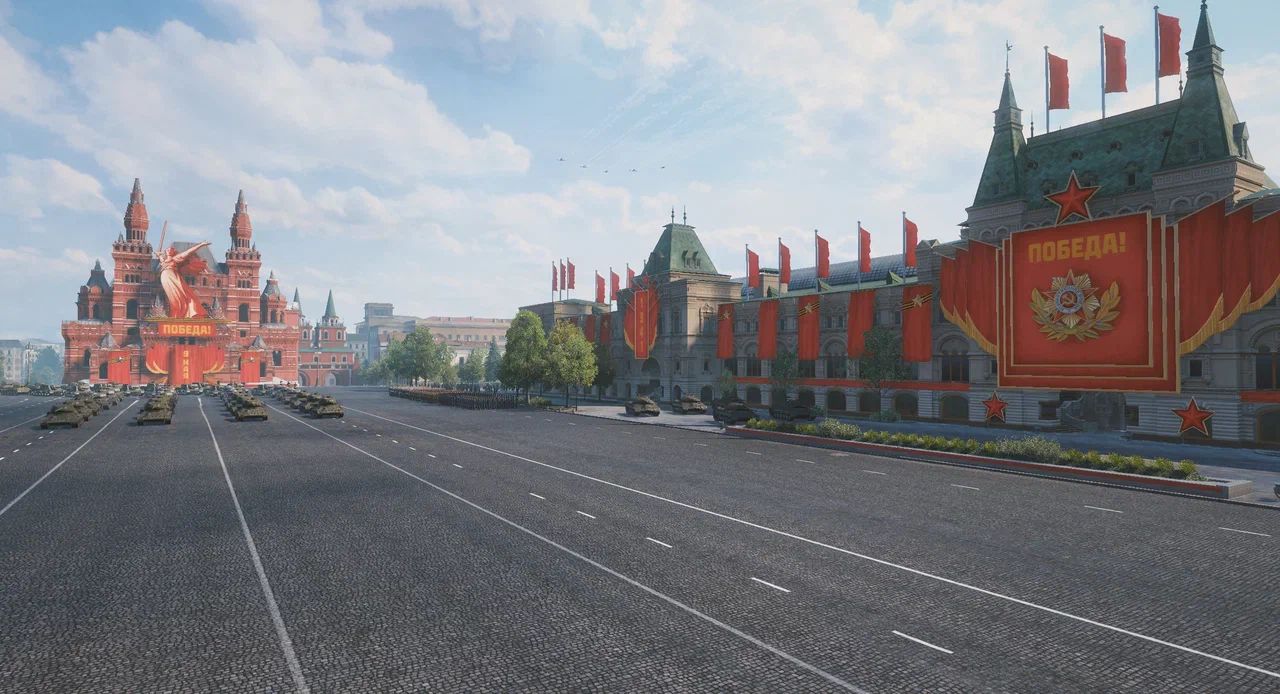 Красная площадь в «Мире танков» | Источник: пресс-релиз