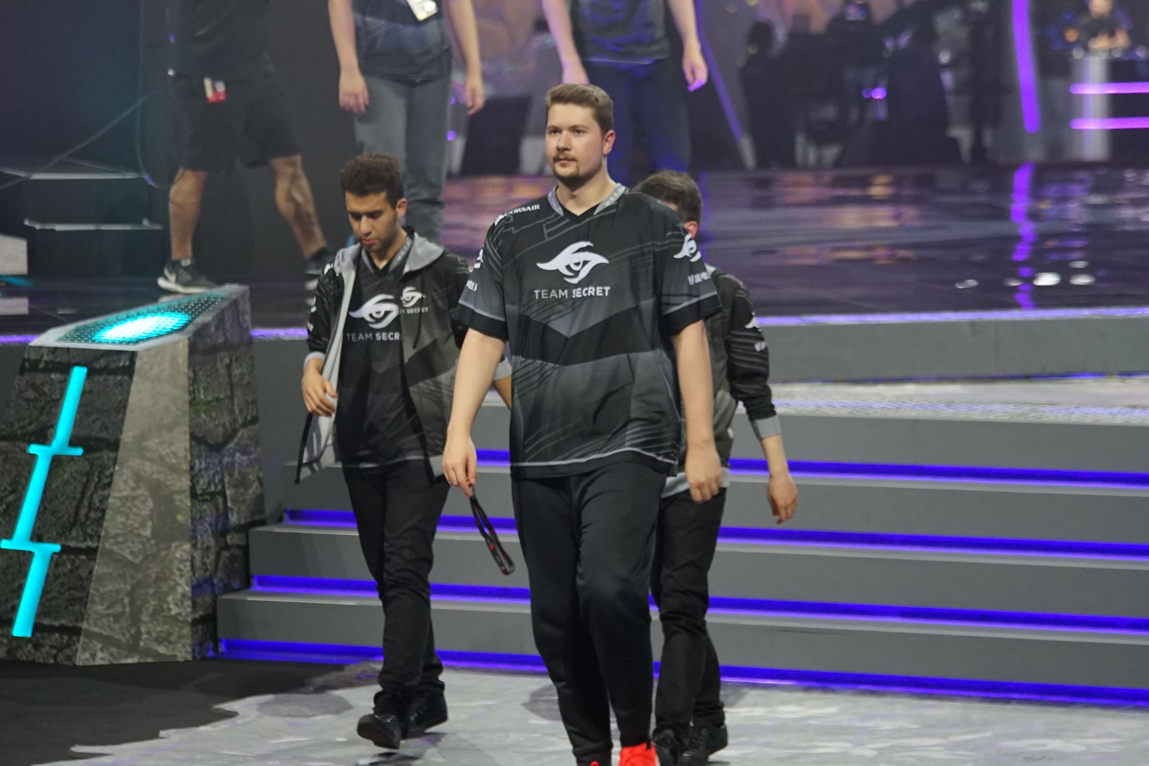 Team Secret на сцене TI9