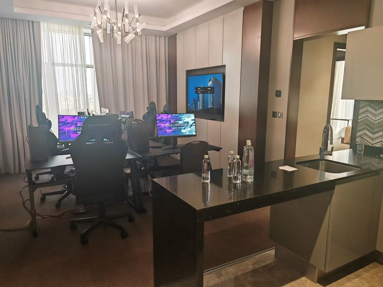 Тренировочная комната на Riyadh Masters 2023 | Источник: канал аналитика STORM в Telegram