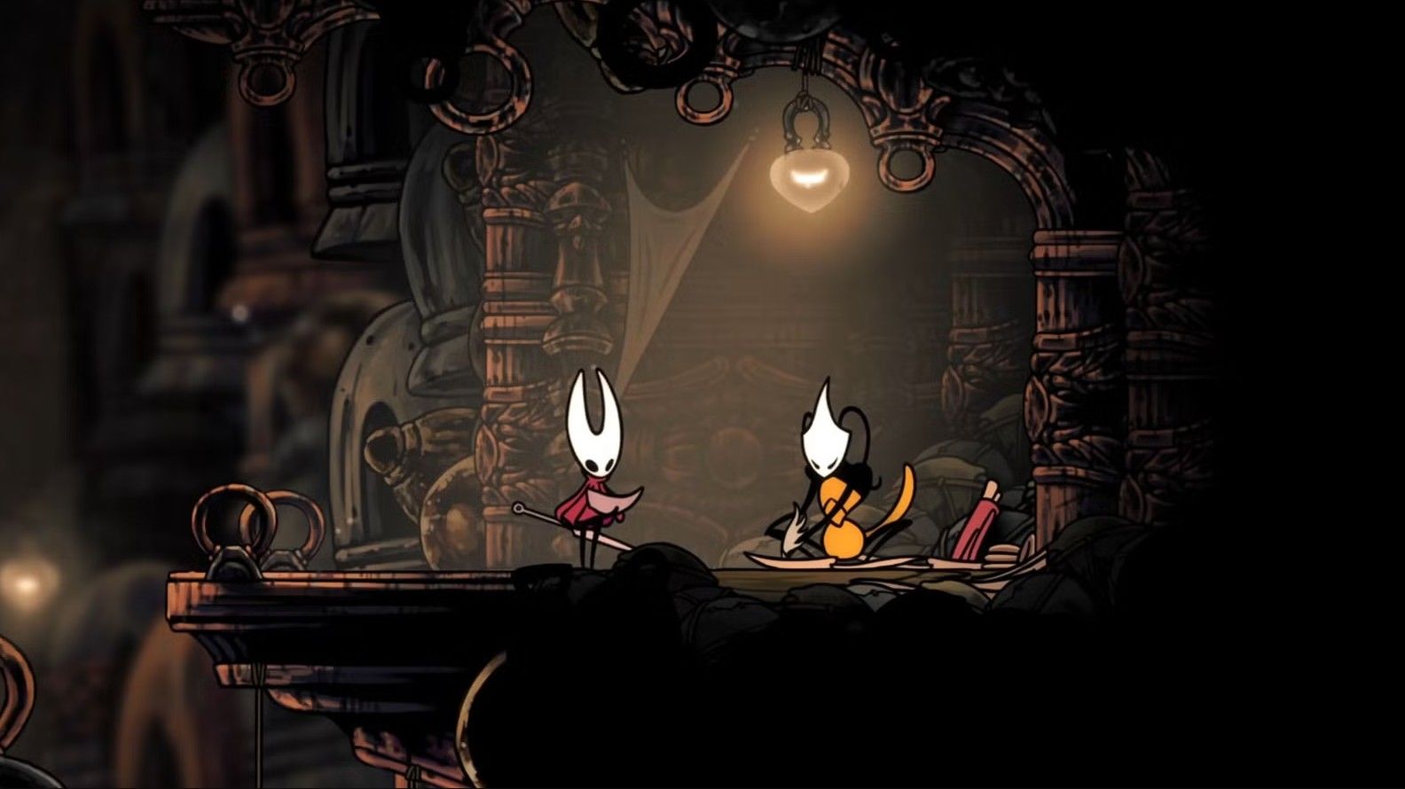 Скриншот из игры Hollow Knight: Silksong