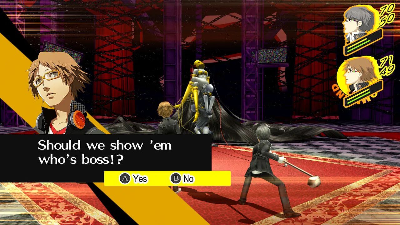 Но и сейчас игра очень даже | Скриншот из Persona 4 Golden