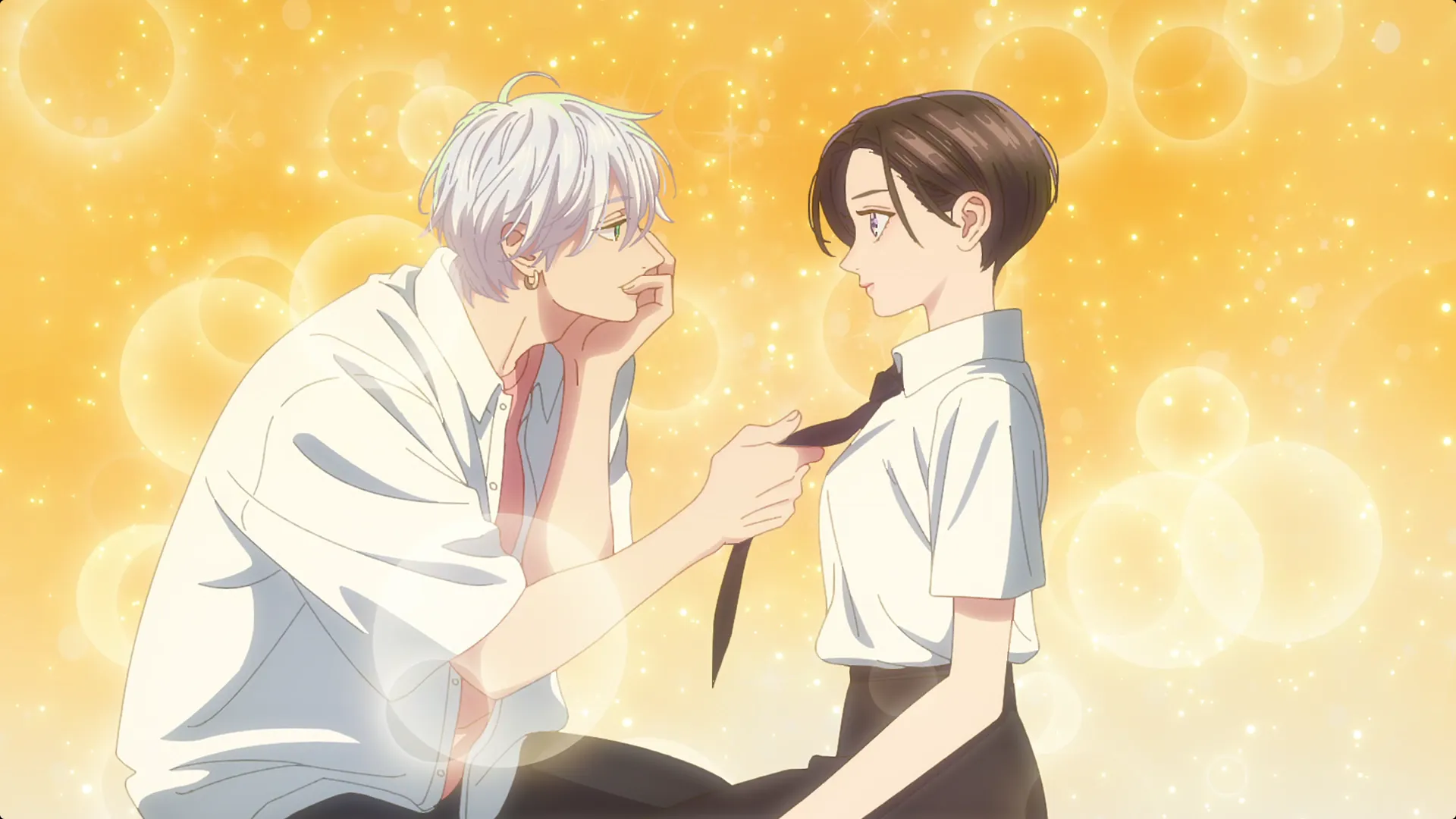 Кадр из аниме «Прекрасная вечерняя луна»