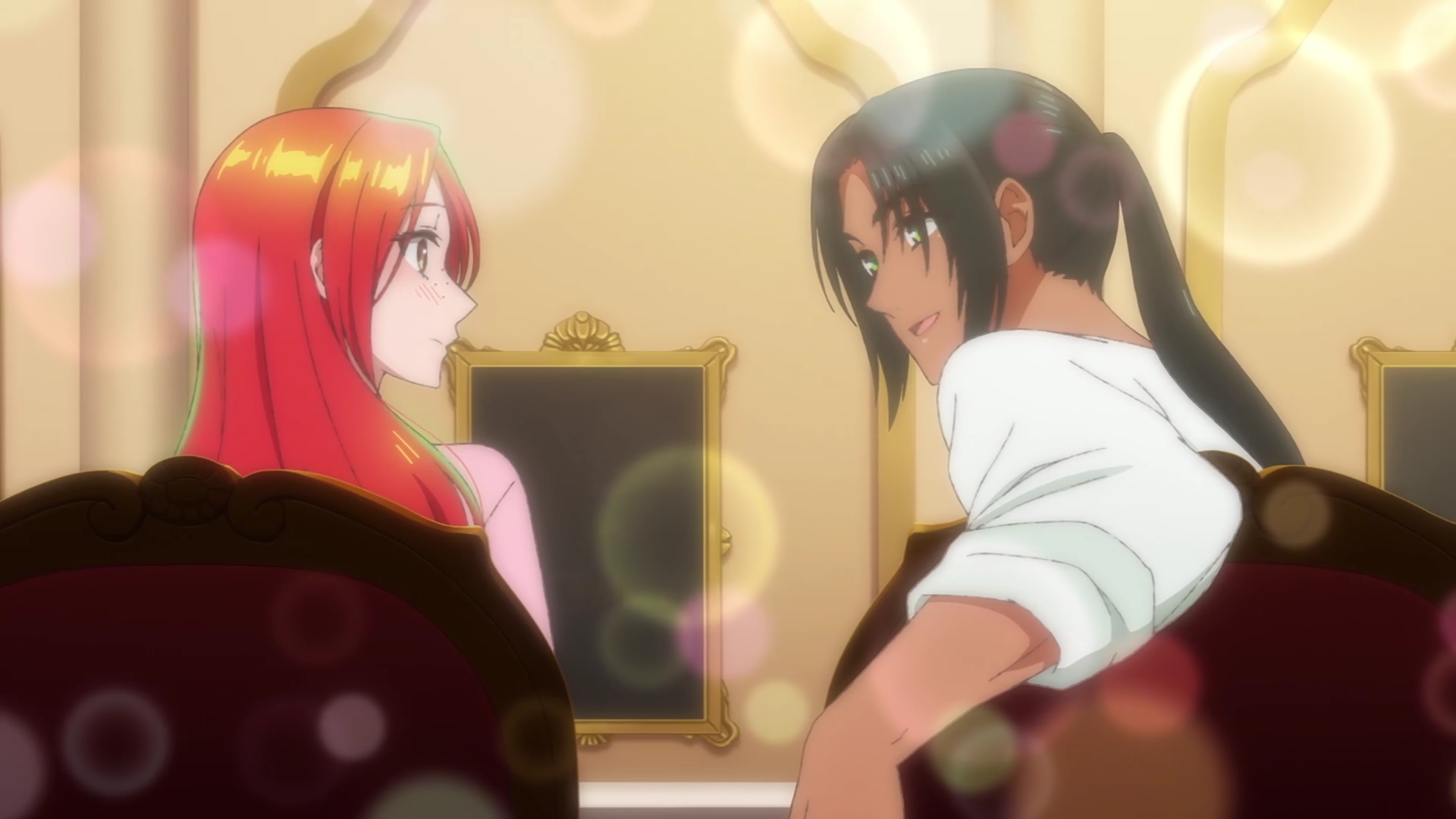 Кадр из аниме «За небрежной молодой девушкой ухаживает бывший жених её сестры»