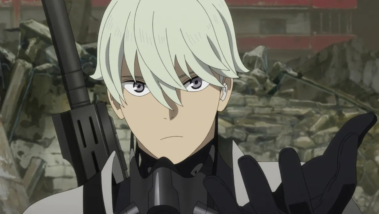 Кадр из аниме «Кайдзю № 8»