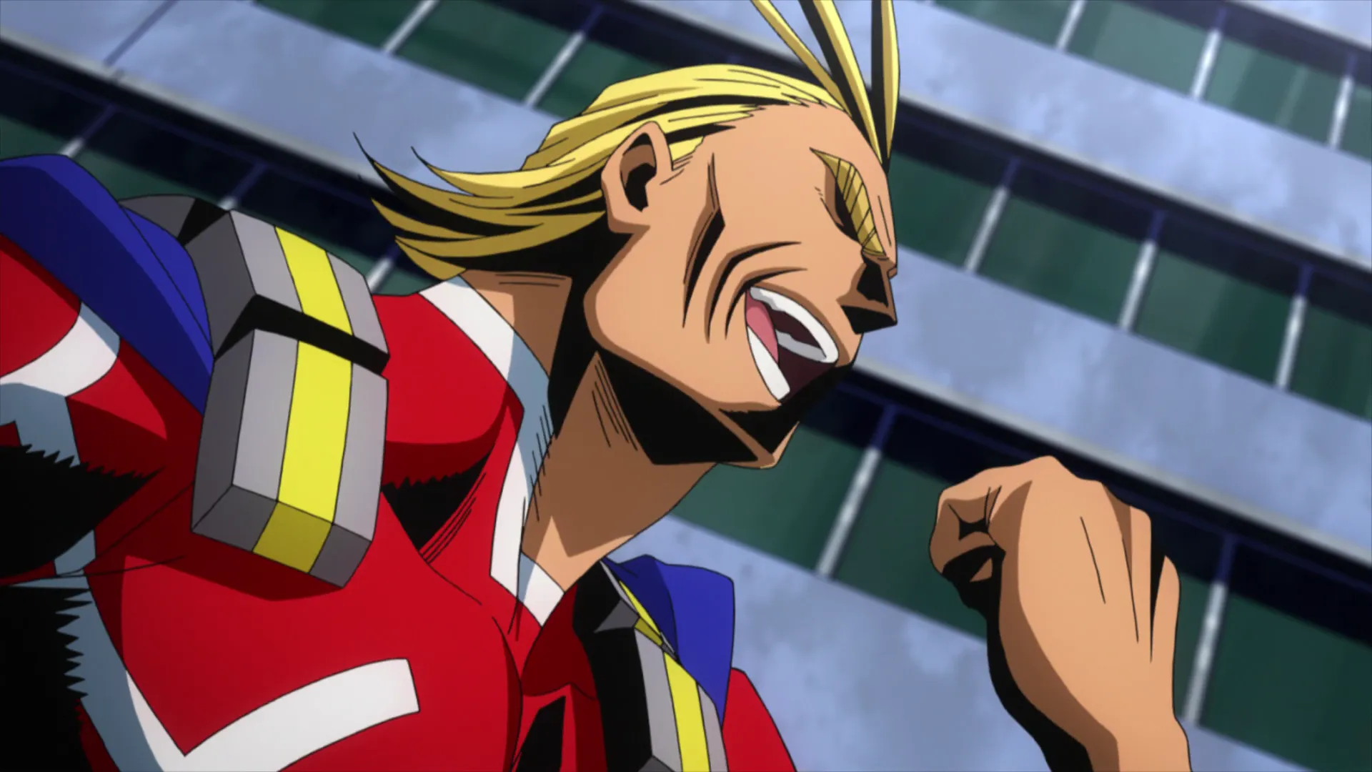 Кадр из аниме «Моя геройская академия»