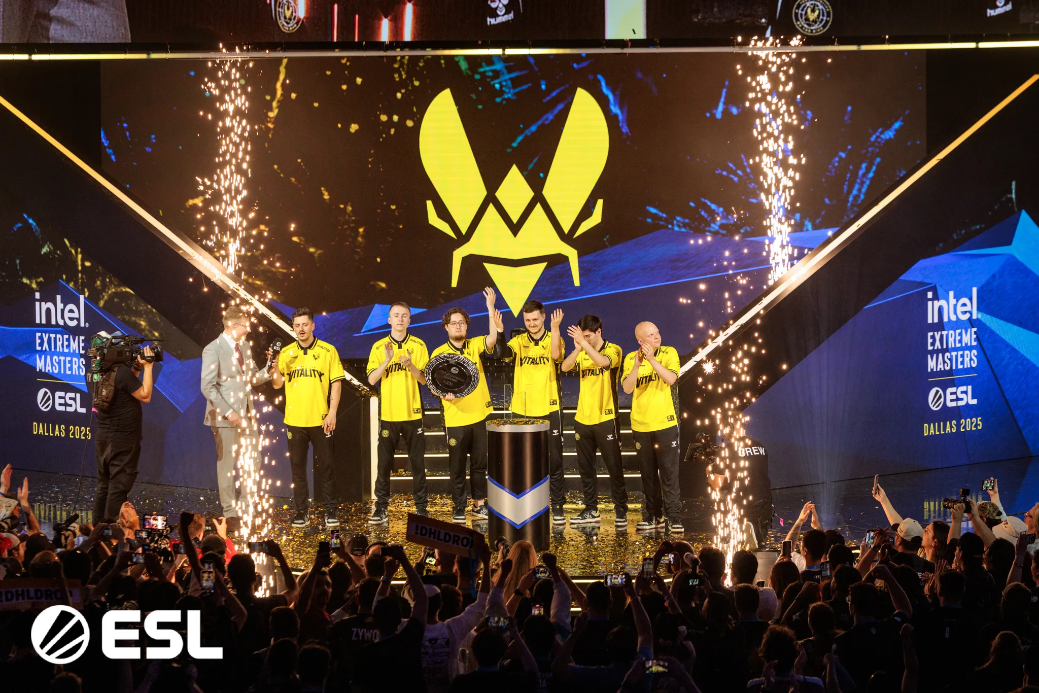 Team Vitality на IEM Dallas 2025 | Фото: ESL FACEIT Group 