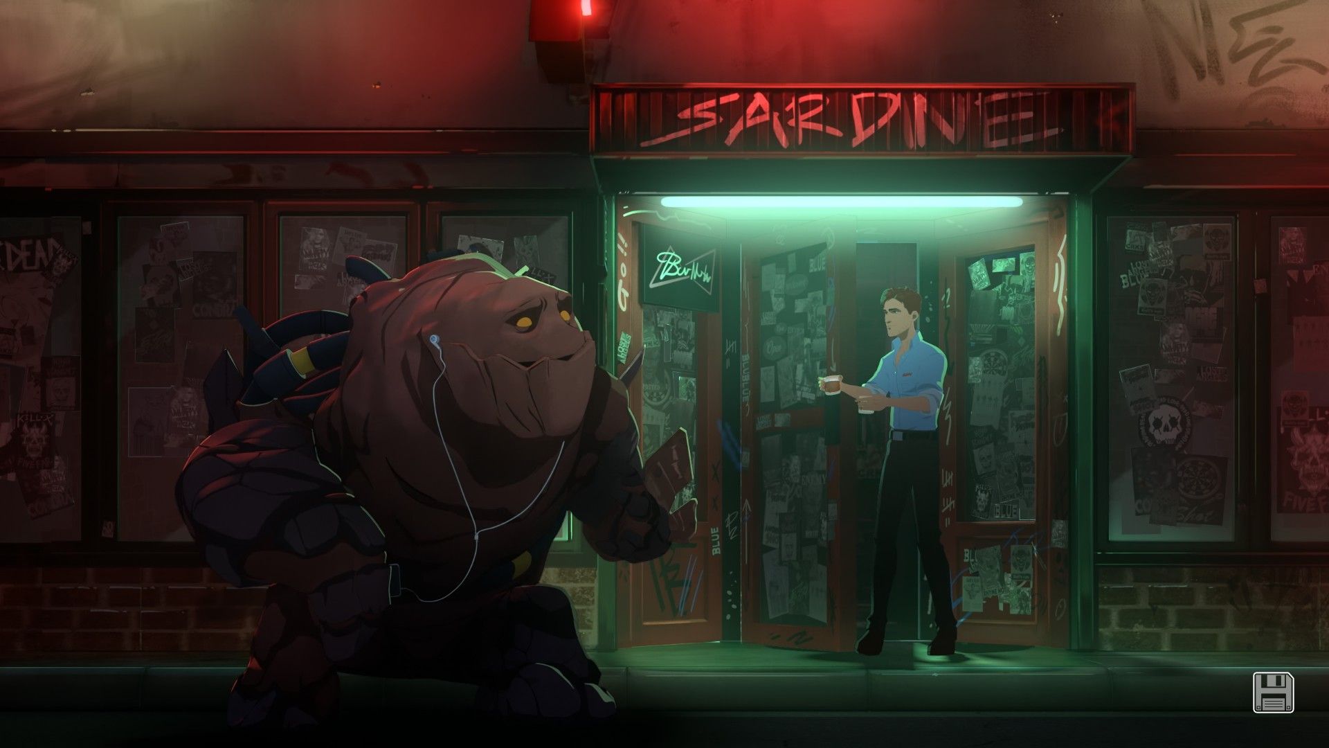 Каждое появление Голема вызывает улыбку. Скриншот из Dispatch