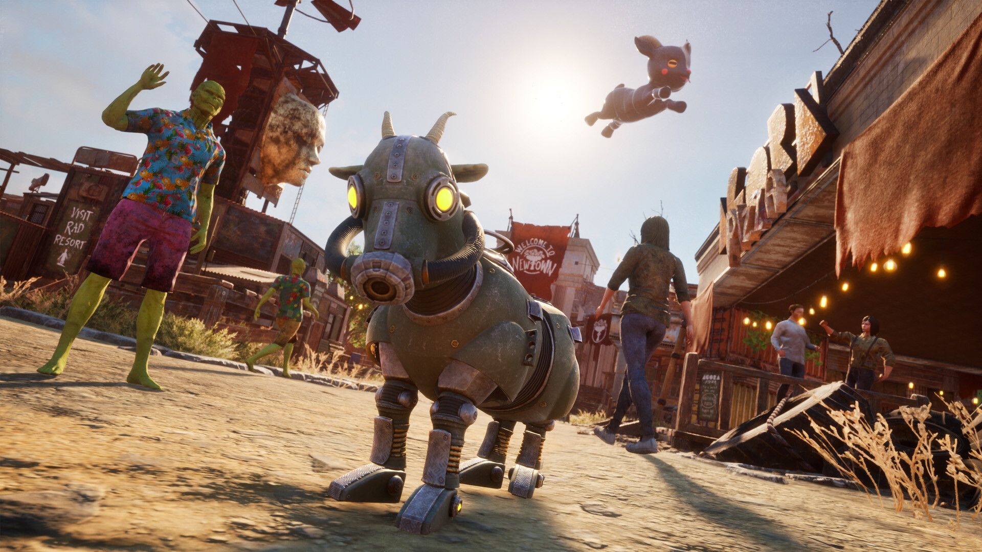 Скриншот из Goat Simulator 3 – Baadlands: Furry Road. Источник: Steam