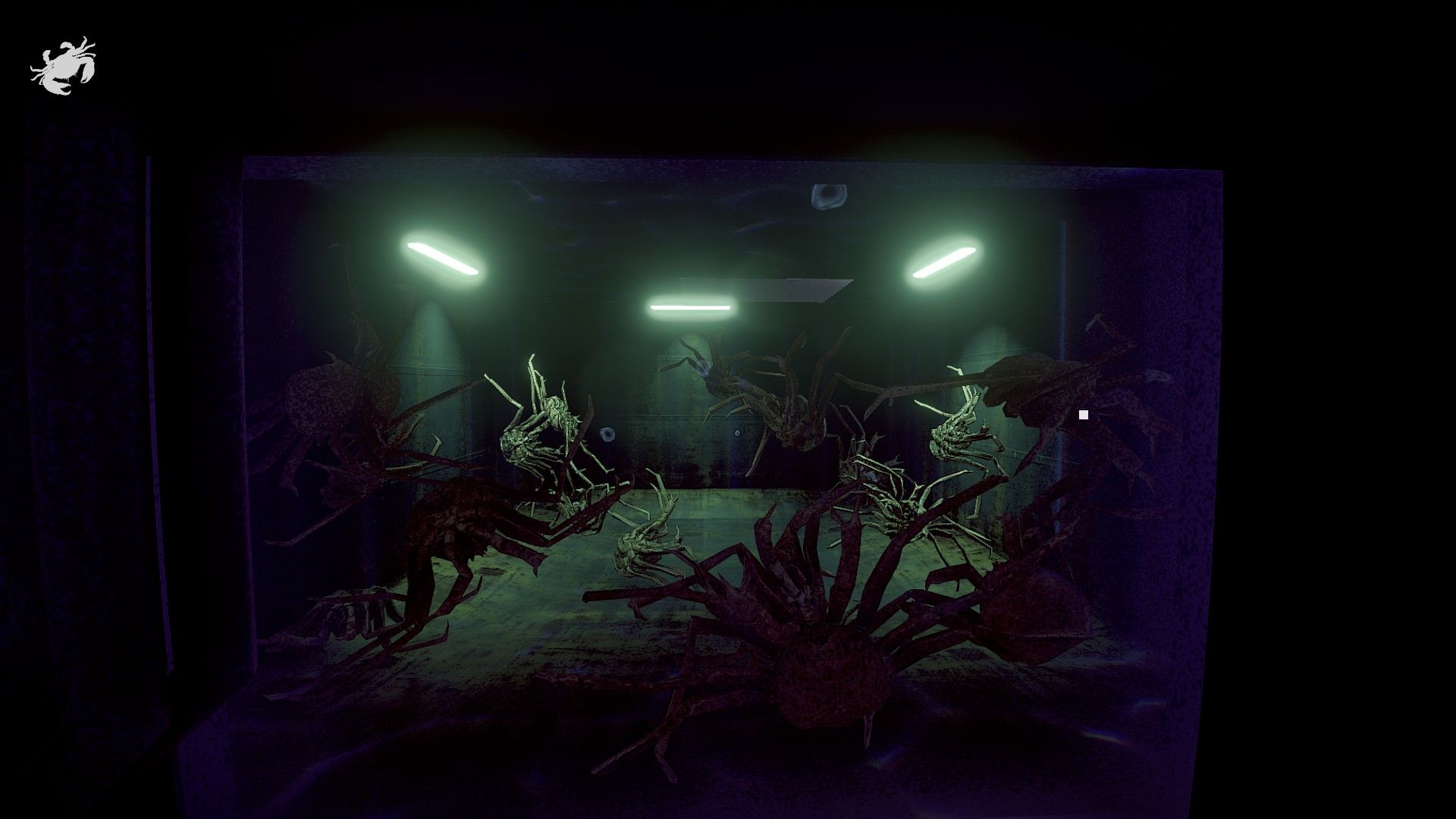 Не хотел бы я с ними плавать. Скриншот из Crabmeat