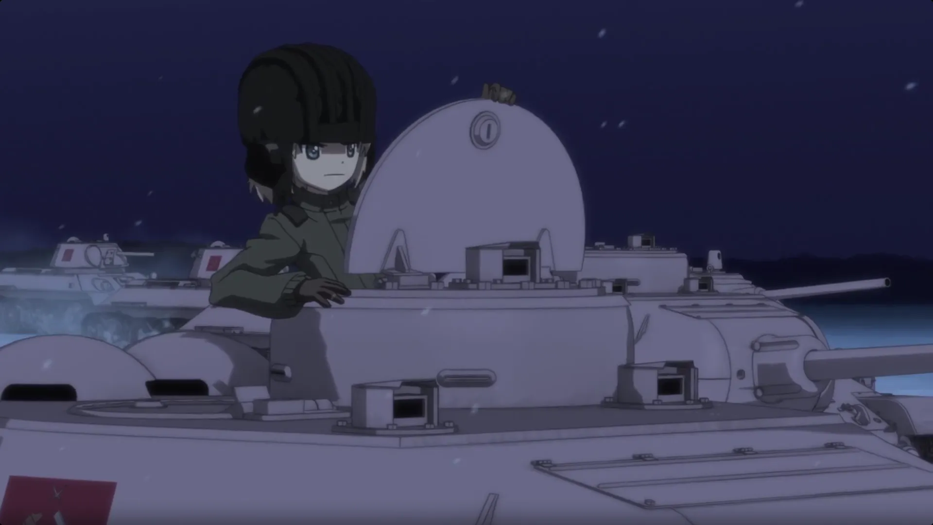 Кадр из аниме «Девушки и танки»