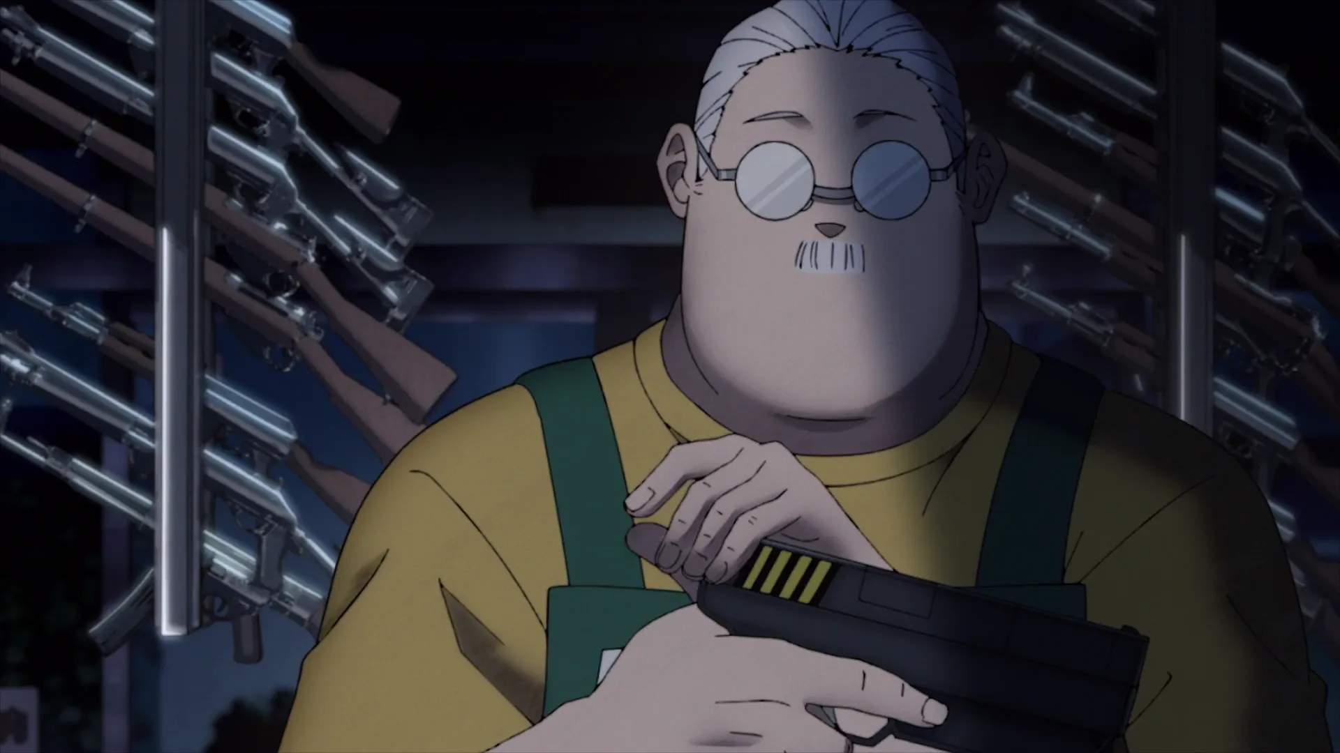 Кадр из аниме «Дни Сакамото»