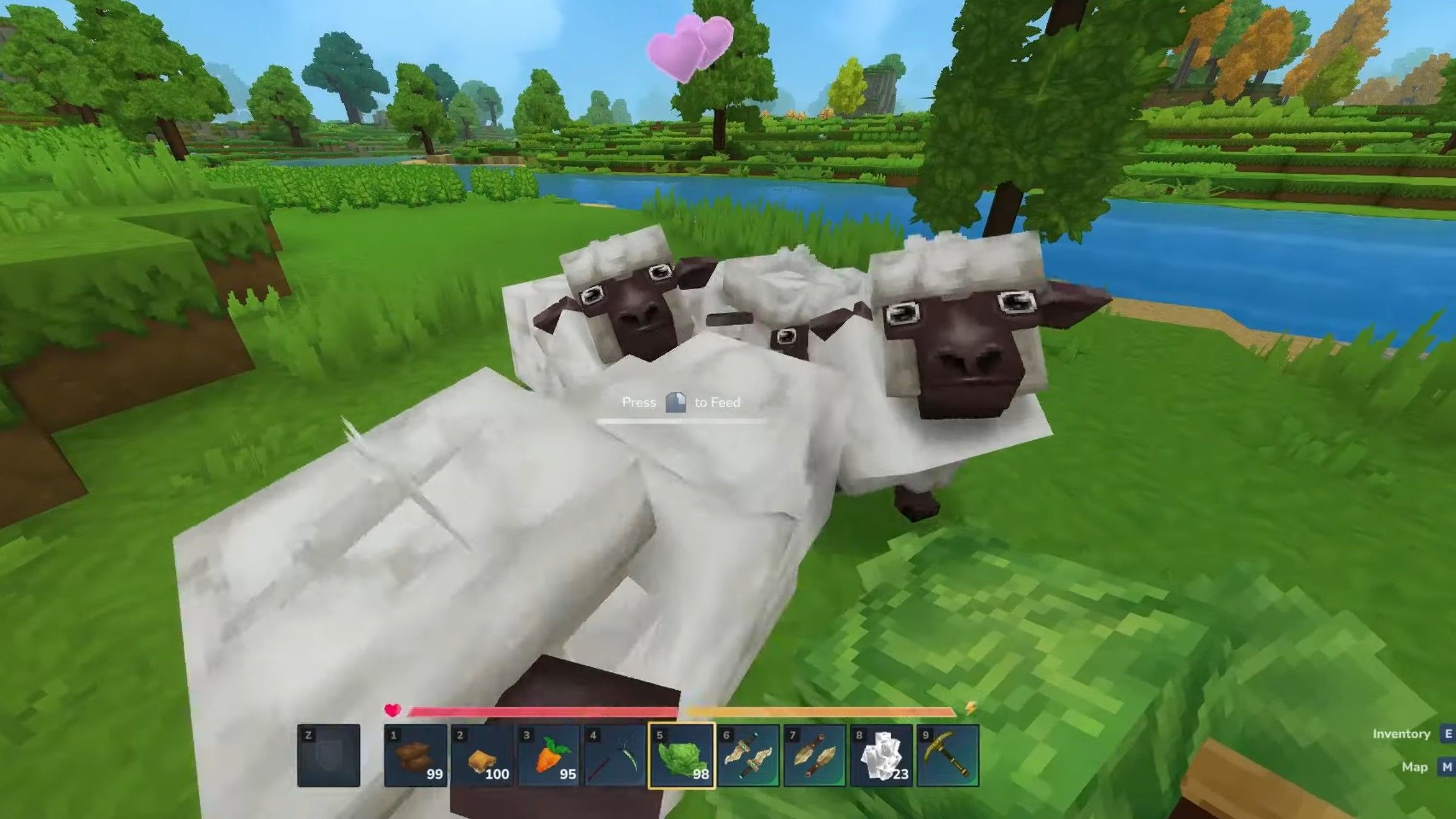 Скриншот из игры Hytale