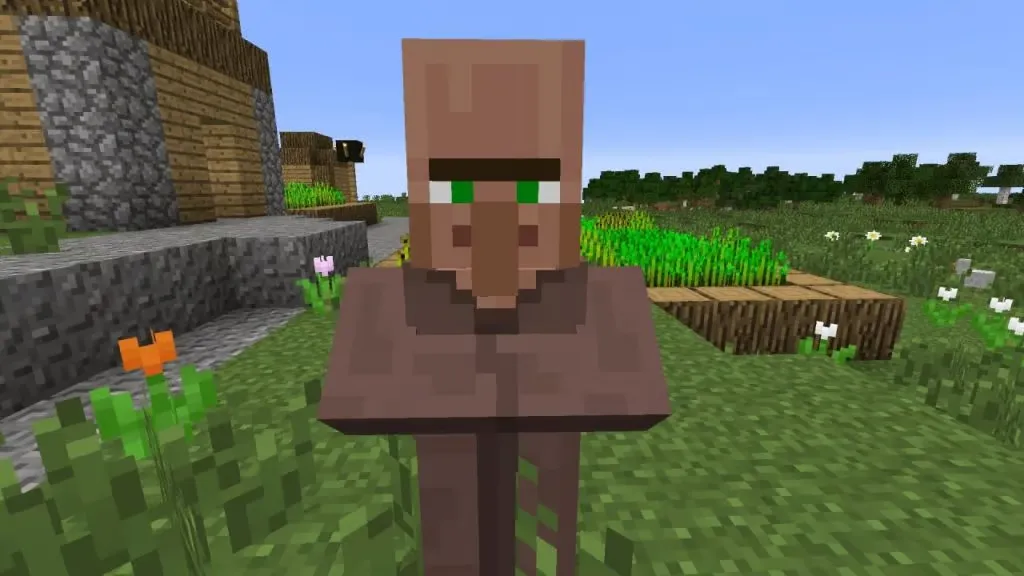Деревенщина. Скриншот из Minecraft