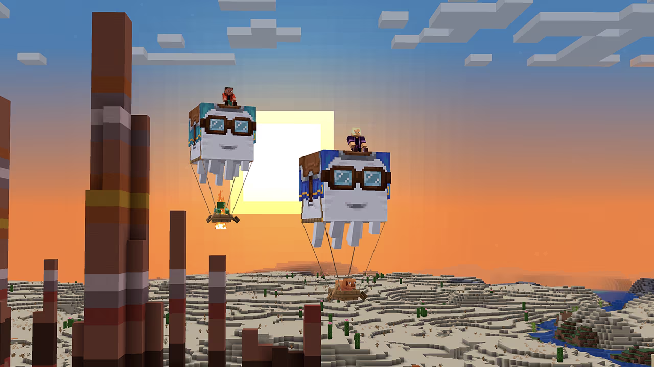 Кадры из игры Minecraft | Источник: minecraft.net