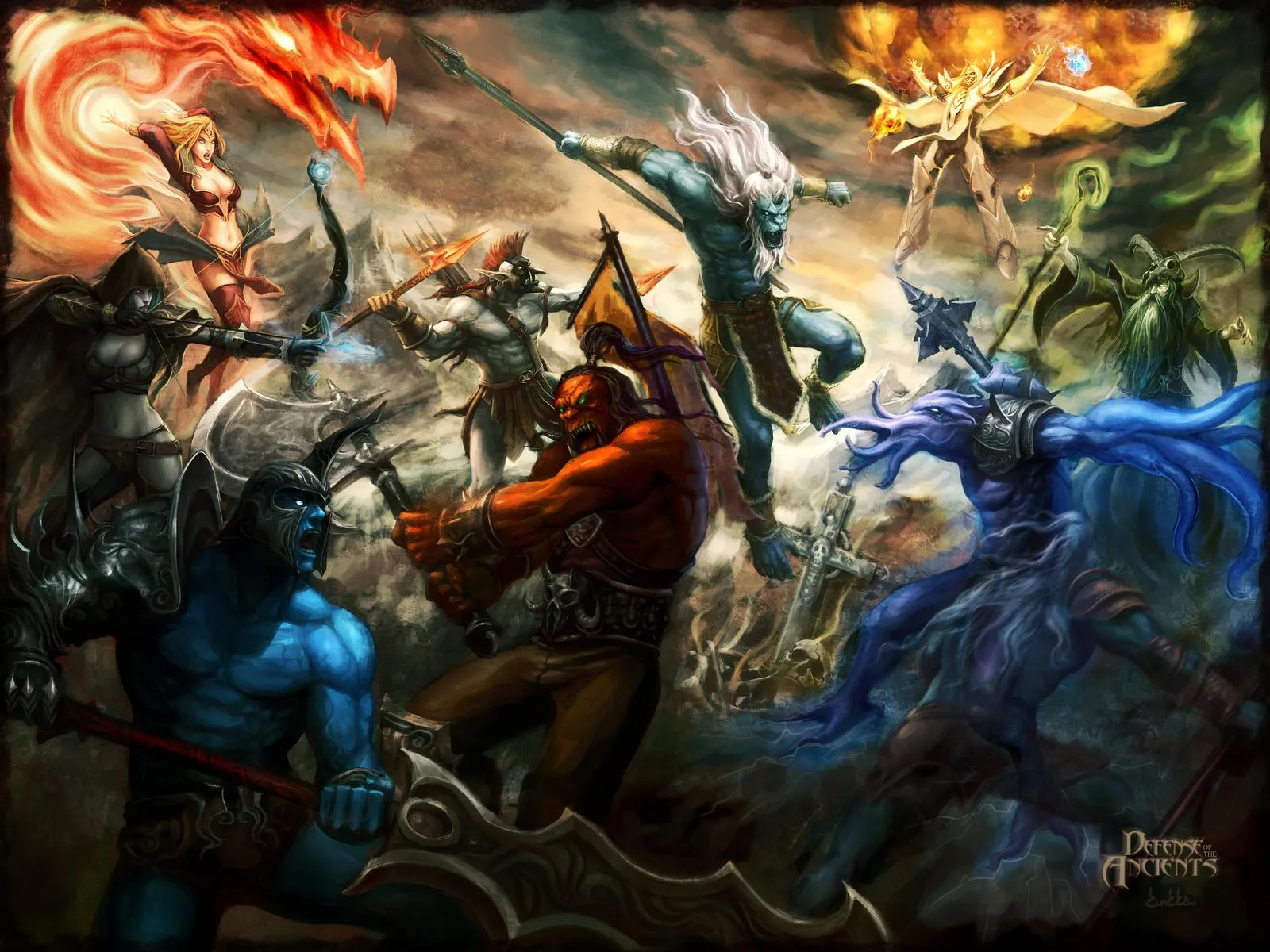 Загрузочный экран DotA 6.55