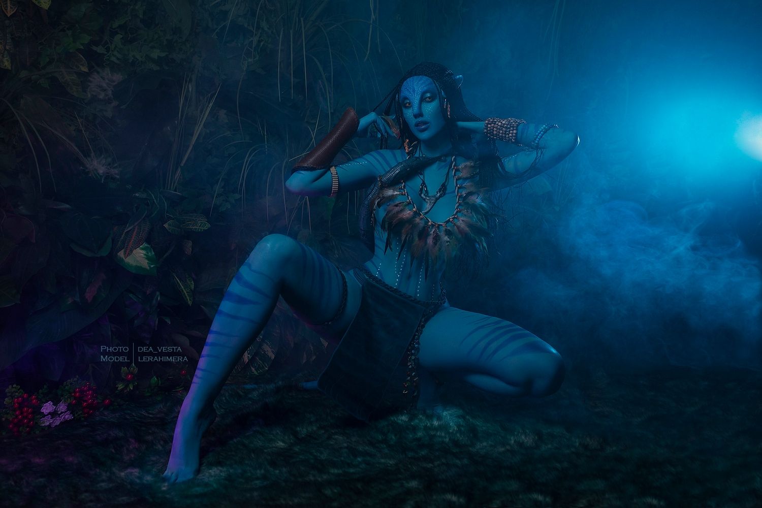 Косплей на Нейтири из «Аватара». Косплеер: Lera Himera. Фотограф: Светлана Богачева. Источник фото: vk.com/deavesta_photo