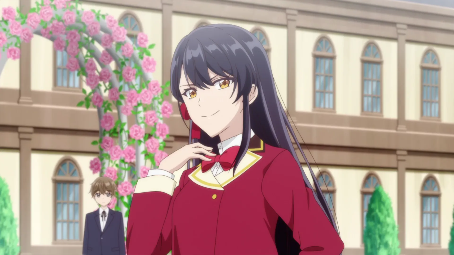 Кадр из аниме «Я стану злодейкой, которая войдёт в историю»