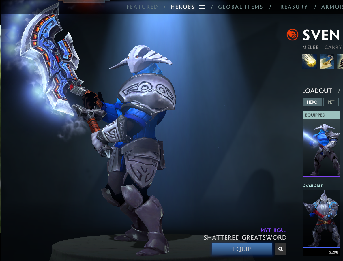 Shattered Greatsword — $1 179