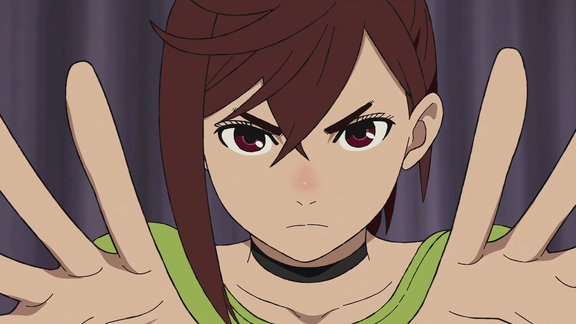 Кадр из аниме «Дандадан»