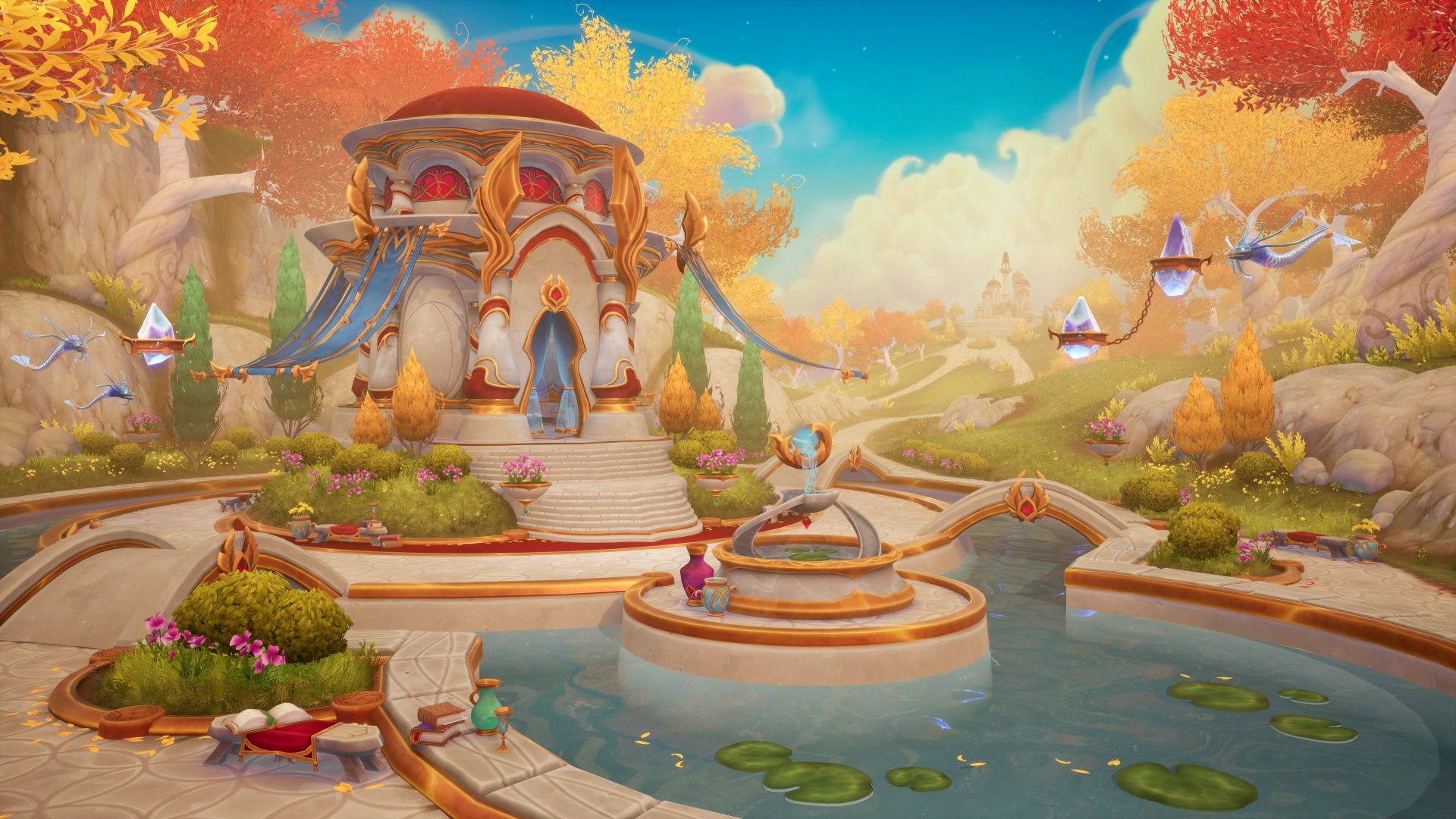 «Crystalbreeze Respite» — работа представителя Колледжа творческих исследований Галины Вакс. Источник: worldofwarcraft.blizzard.com