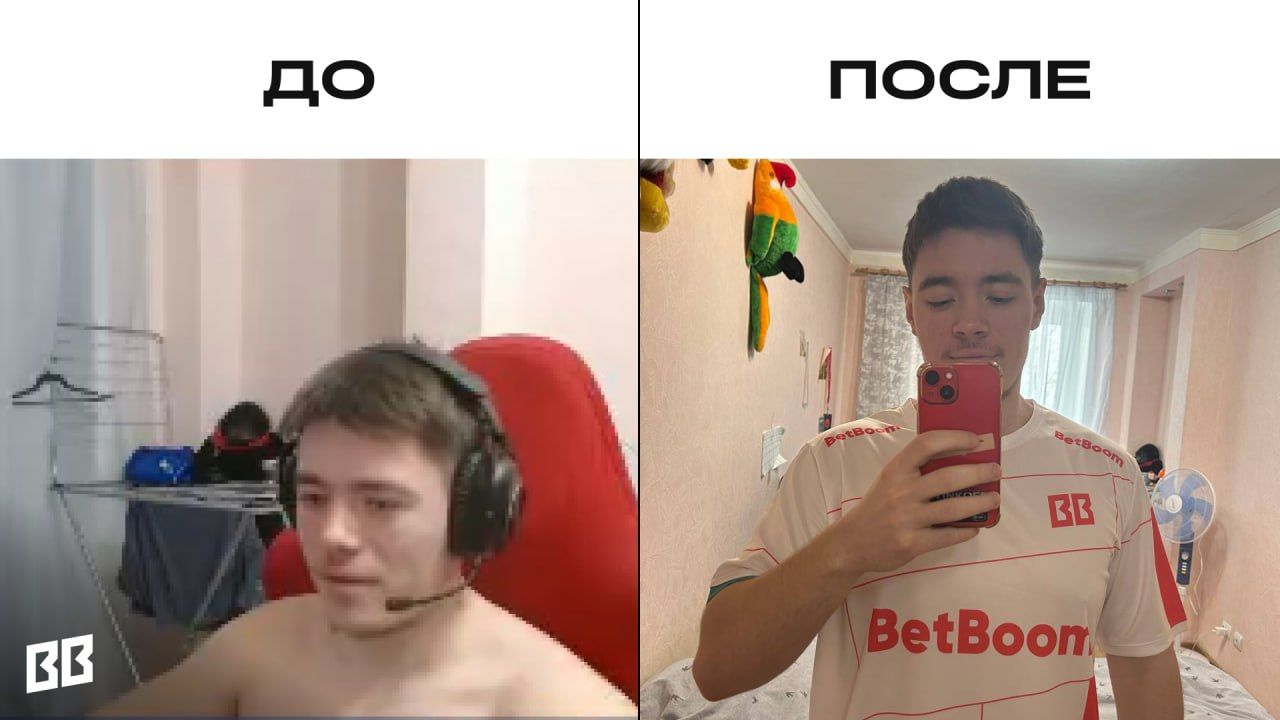 Михаил Kyzko Галкин в майке BetBoom Team | Источник: BetBoom Team в Telegram