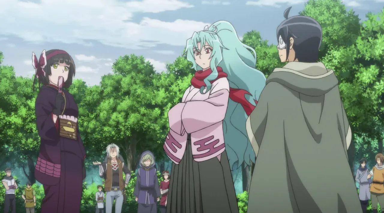 Кадр из аниме «Лунное путешествие приведёт к новому миру»