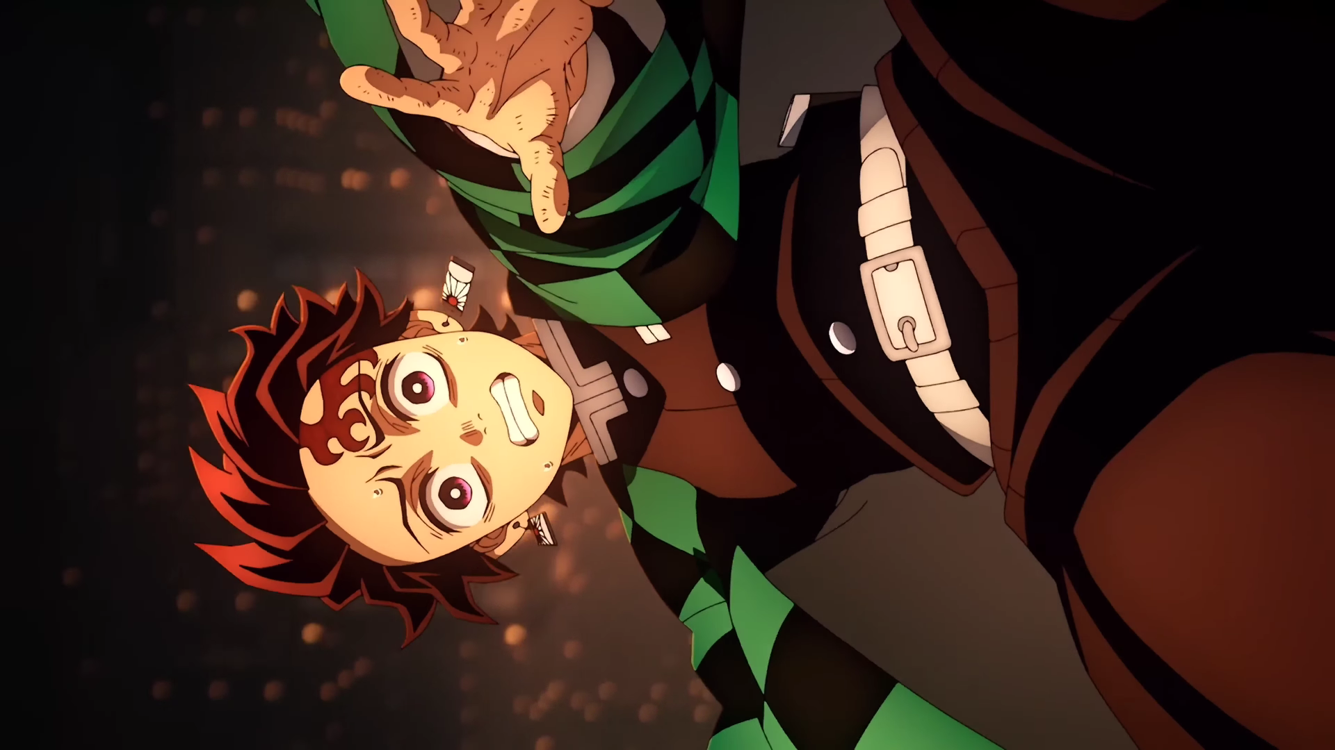 Кадр из трейлера аниме «Клинок, рассекающий демонов: Бесконечный замок»