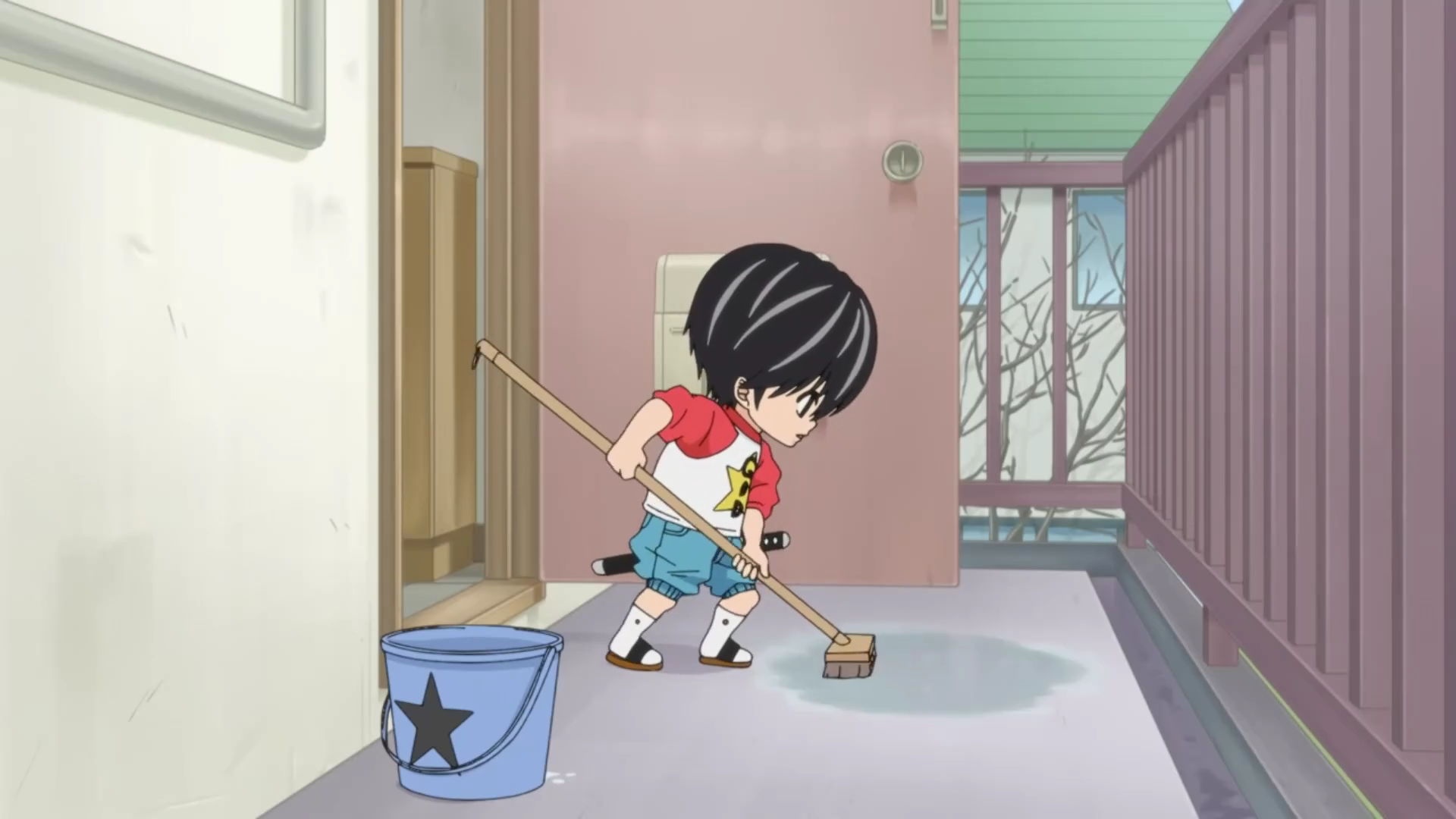 Кадр из аниме «Котаро, который живёт сам по себе»