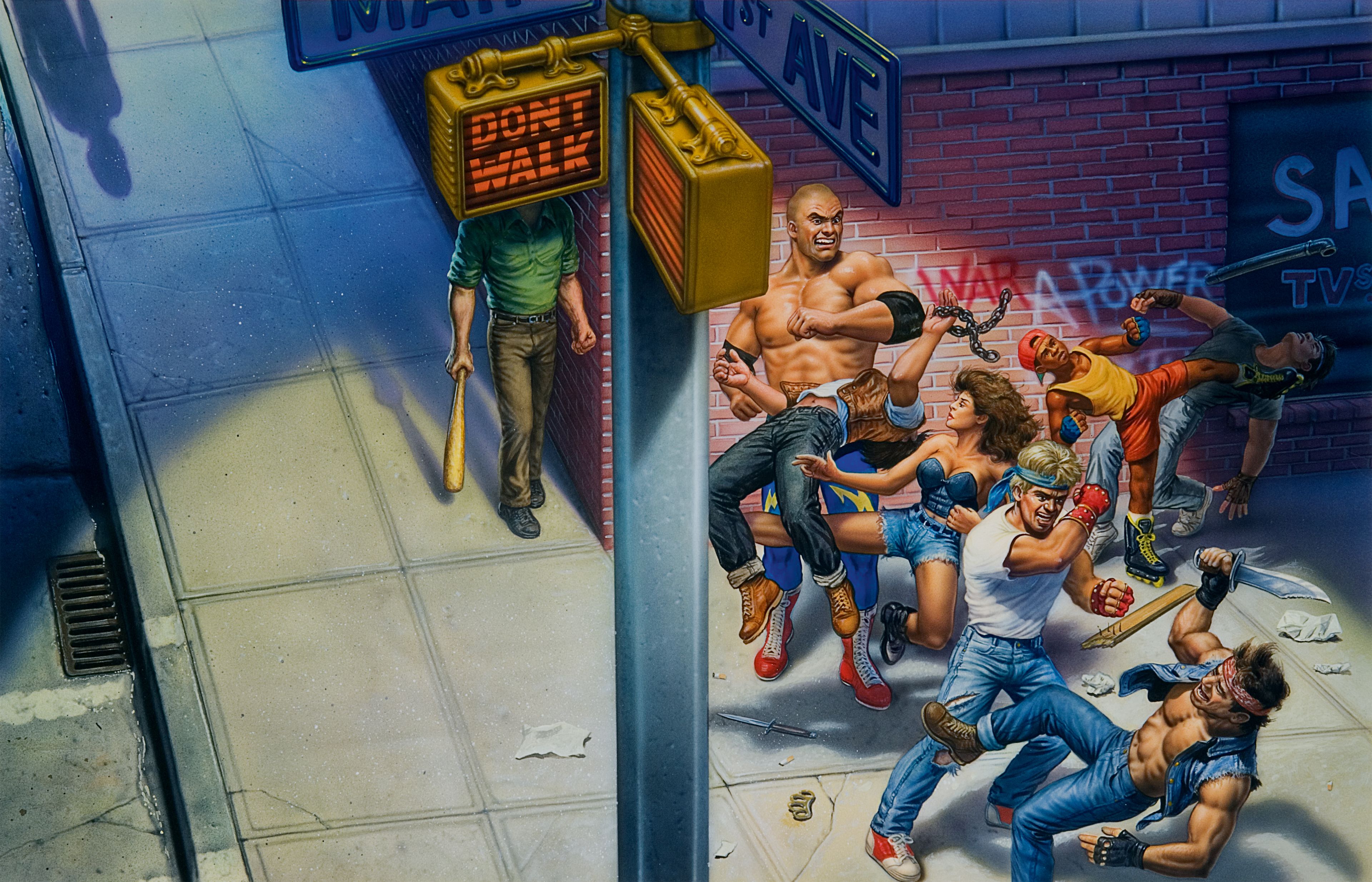 Арт с обложки Streets of Rage 2