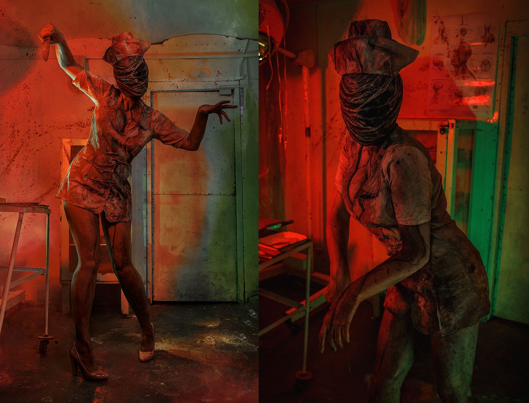 Медсестра из Silent Hill. Косплеер: Алиса Арефьева. Фотограф: Евгений Накрышский. Источник: vk.com/fillakteriart