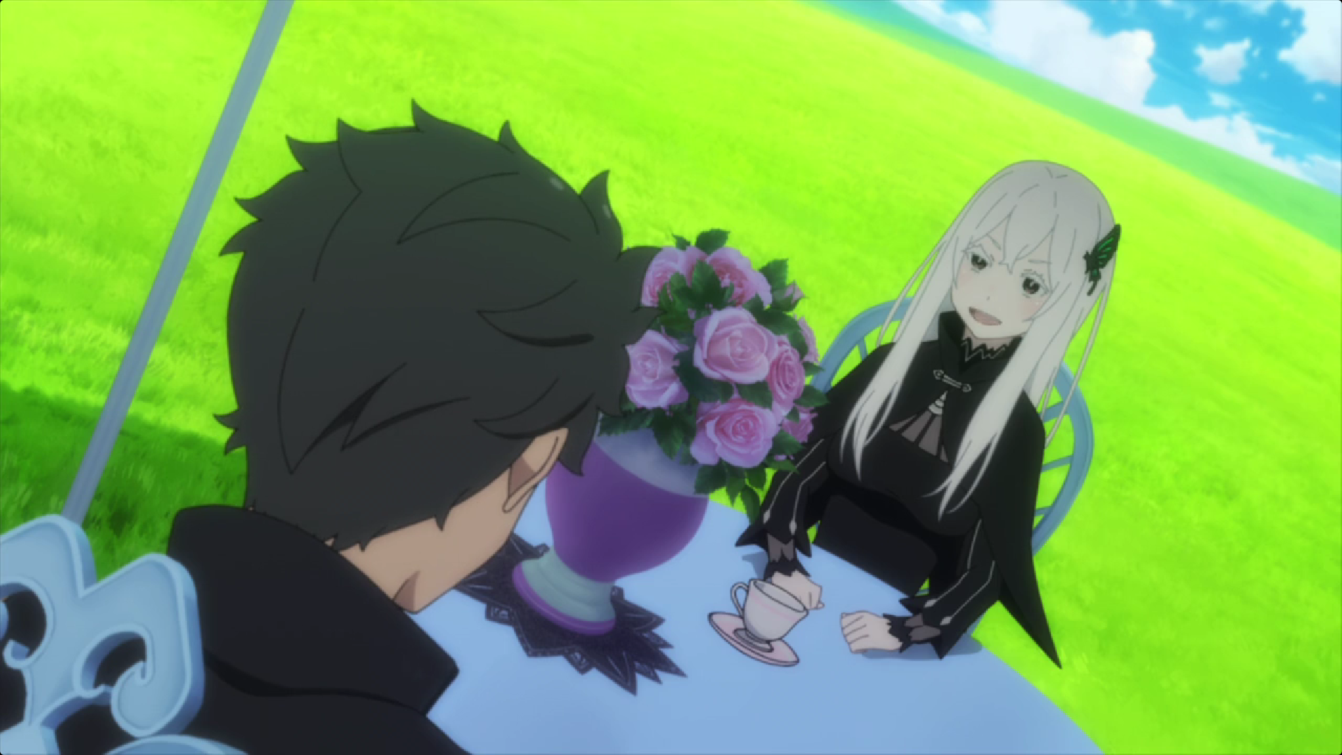 Кадр из аниме «Re:Zero. Жизнь с нуля в альтернативном мире»