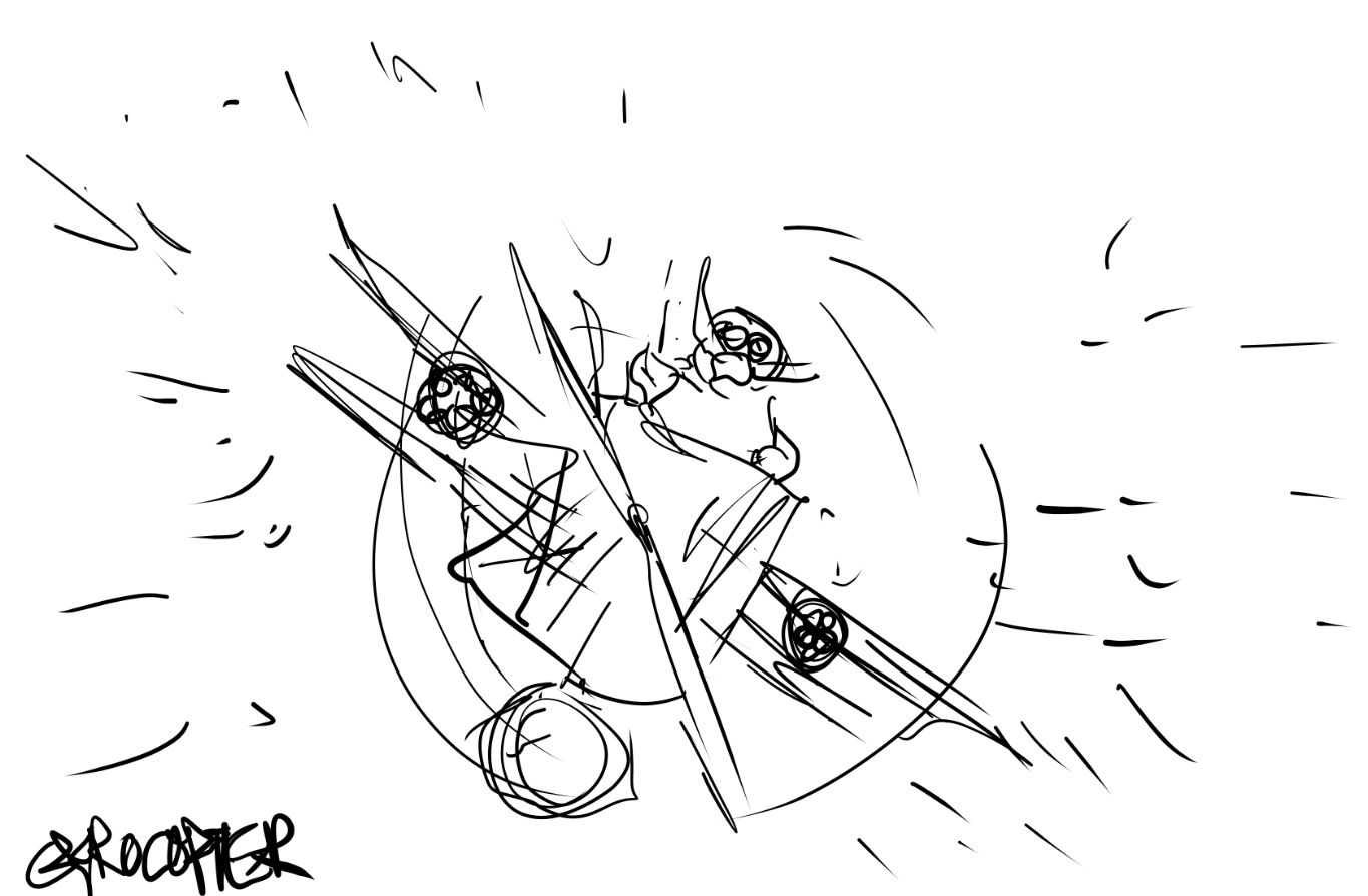 Рисунки героев Dota 2 за минуту. Автор: LiquidEV. Источник: imgur.com