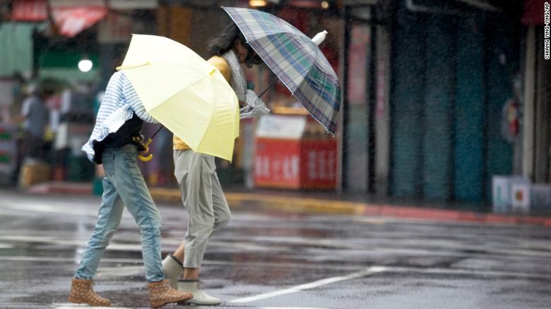 Тайфун « Лекима» в Китае | Источник: cnn