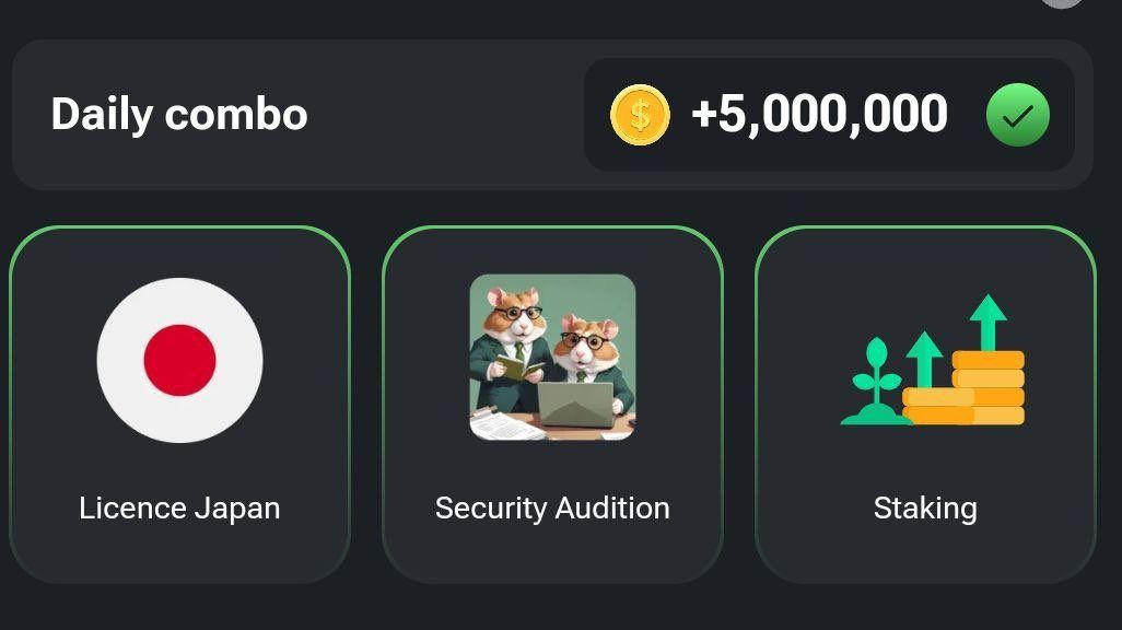 Комбо карты в Hamster Kombat (Хомяк) на 19–20 сентября 2024 года