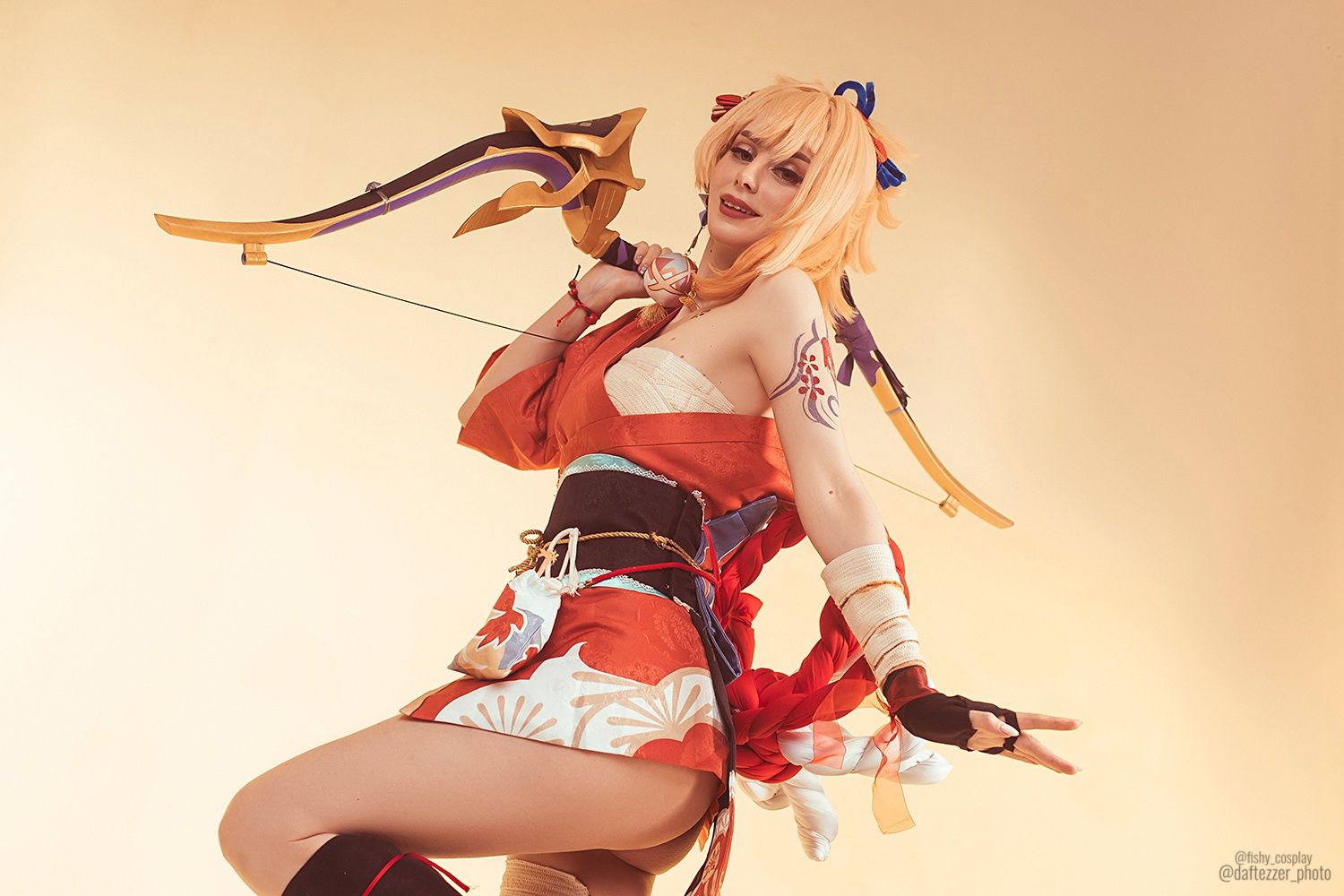Косплей на Наганохара Ёимию из Genshin Impact. Косплеер: Fishy. Источник: vk.com/fishycosplay