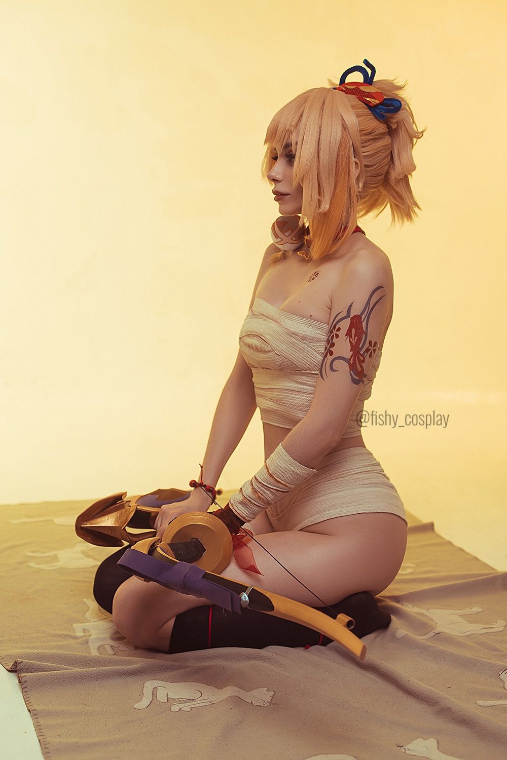 Косплей на Наганохара Ёимию из Genshin Impact. Косплеер: Fishy. Источник: vk.com/fishycosplay