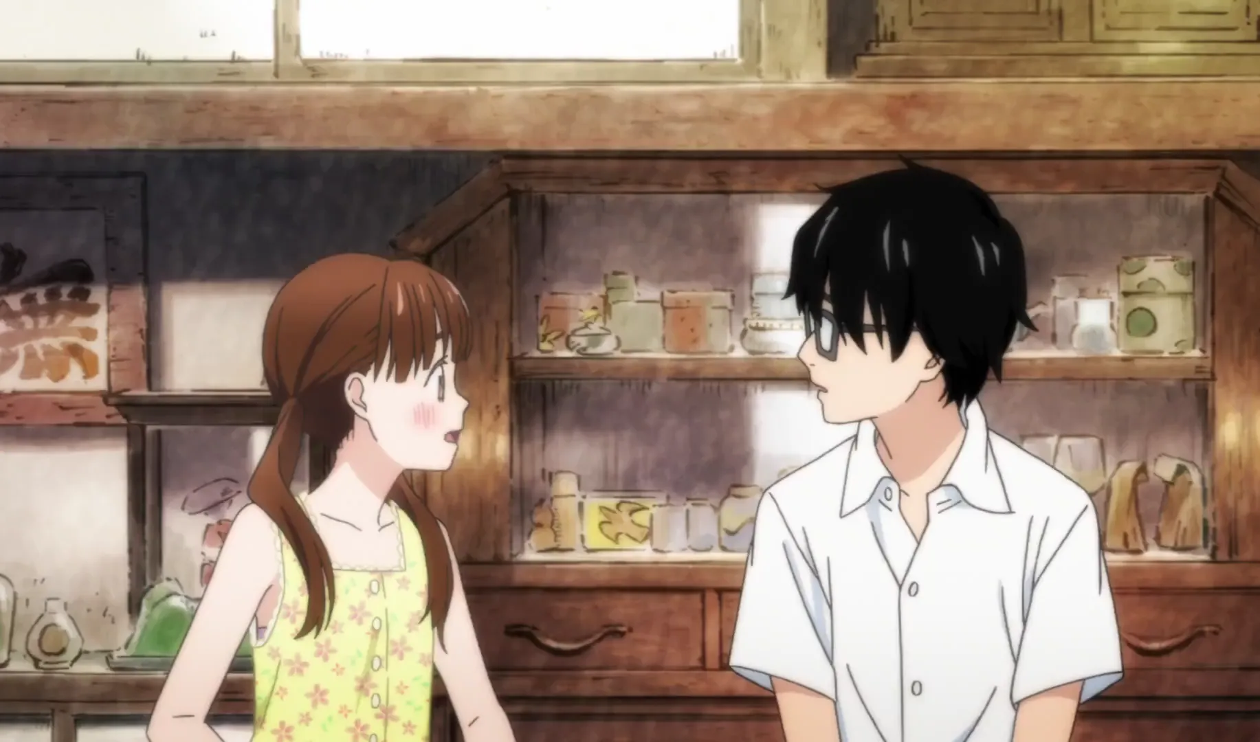 Кадр из аниме «Мартовский лев»